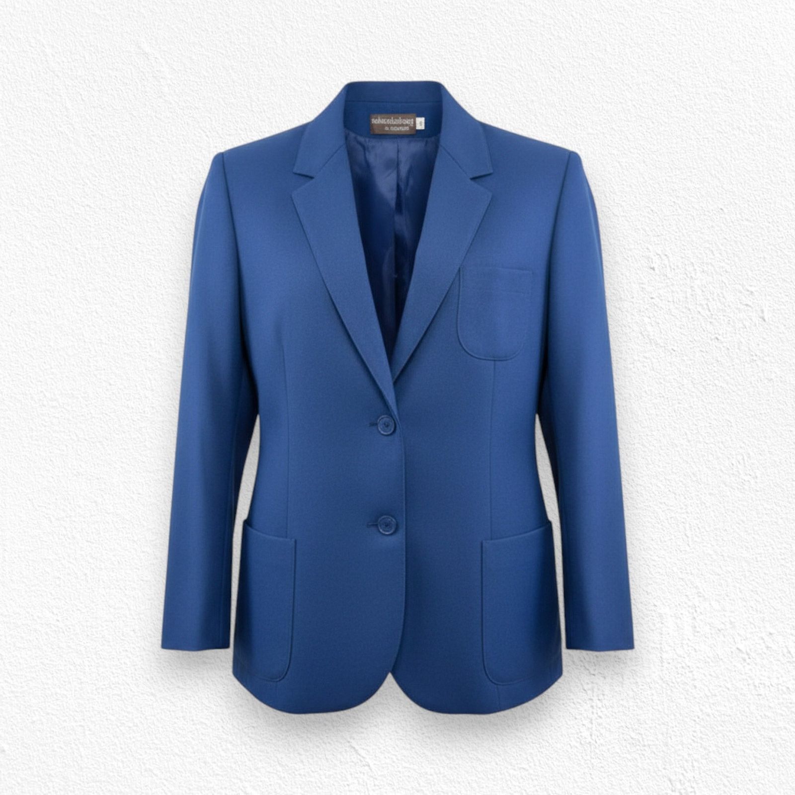 Vintage Vintage Haberdashery Navy Wool Blend Classic Blazer Size 10 Size L / US 10 / IT 46 - 1 Thumbnail