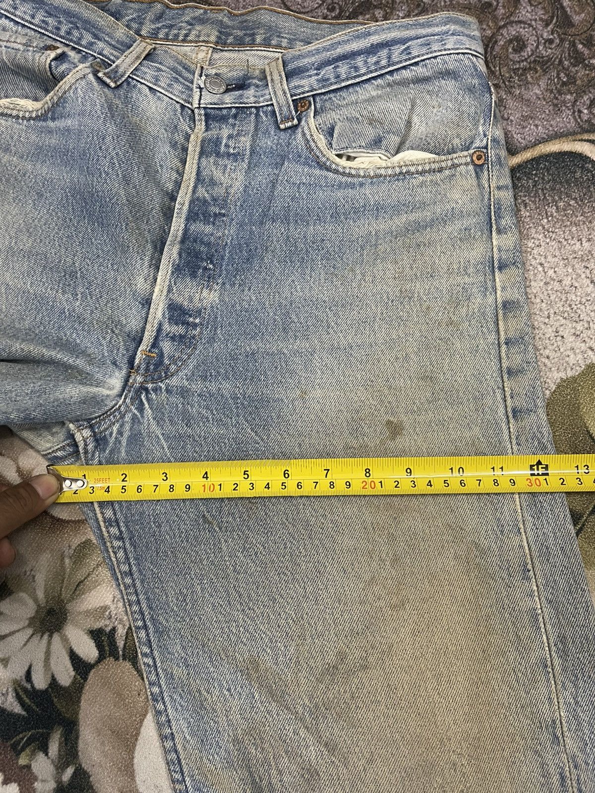 Levi's Vintage Levis Distressed Streetwear Size US 33 - 14 Thumbnail