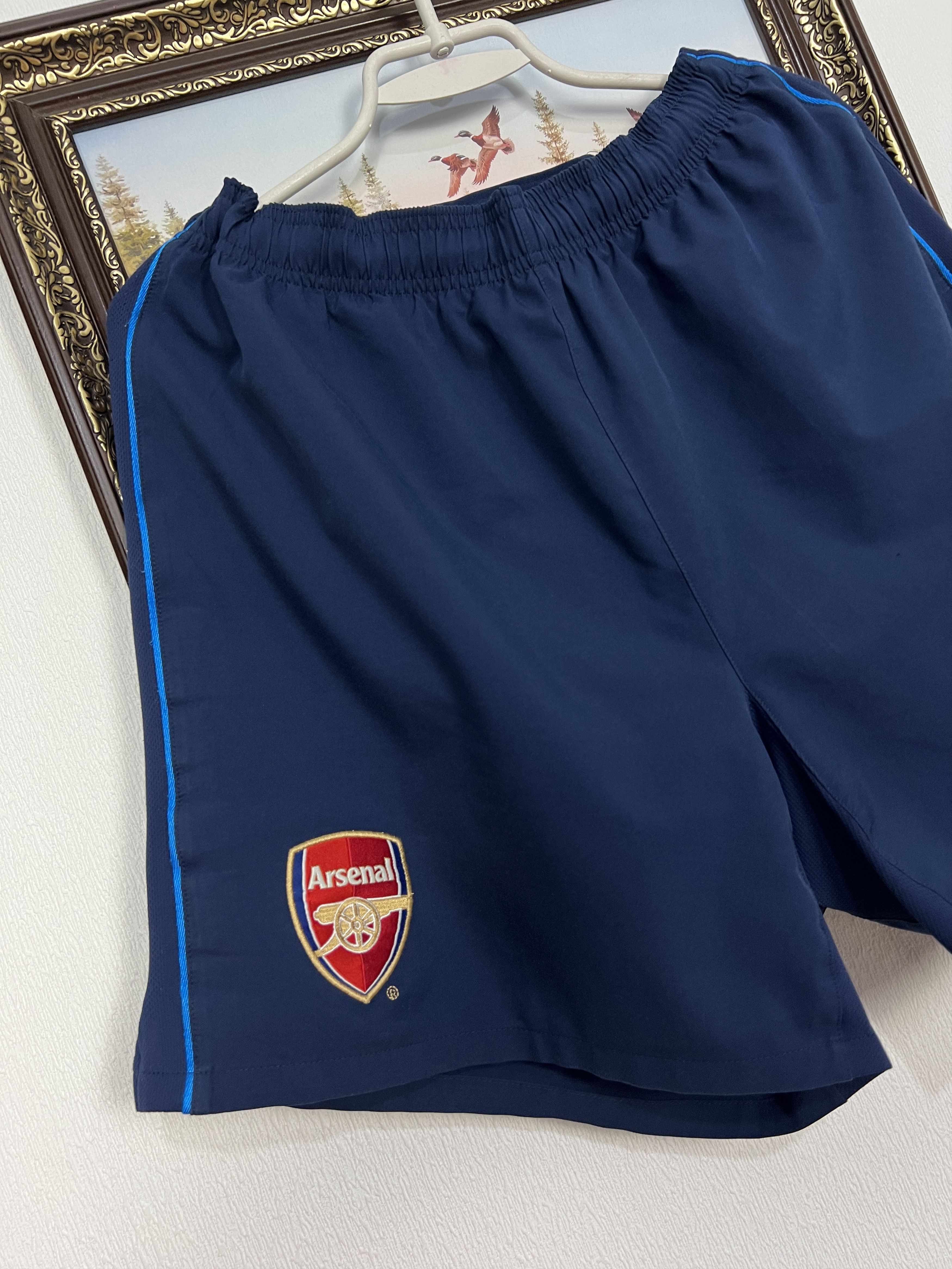 Nike Vintage Arsenal Football Shorts #20 Djourou Player Issue Size US 34 / EU 50 - 3 Thumbnail