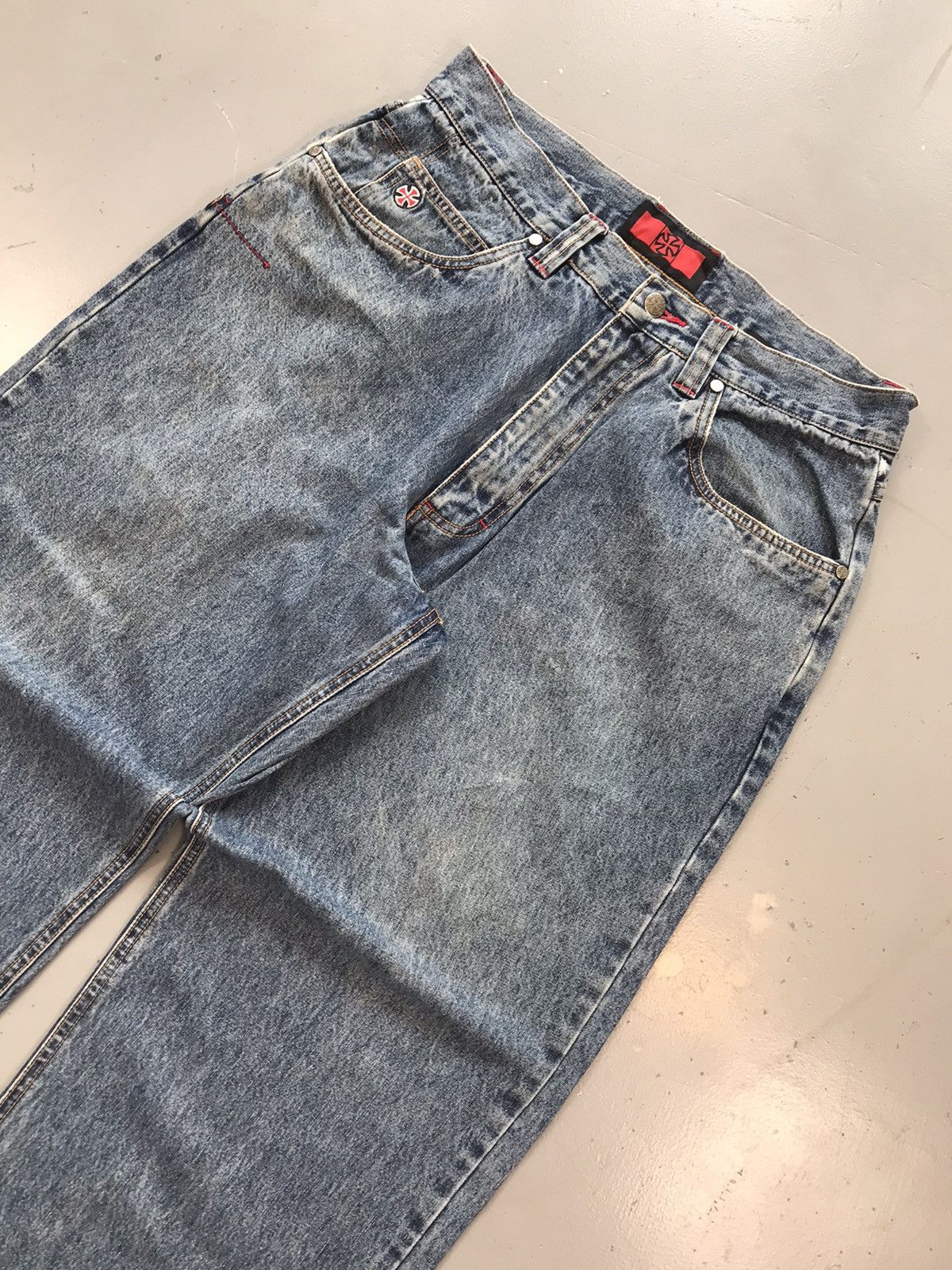 Independent Truck Co. × Vintage Vintage rare independent truck co. Straight fit denim Size US 34 / EU 50 - 4 Thumbnail