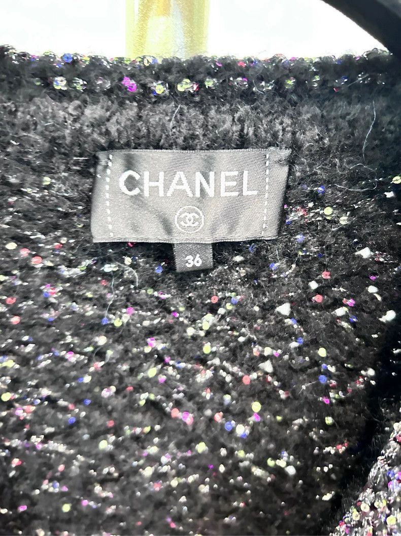 Chanel Chanel 21k black and gray colored candy jacket 2504-Nextarr Size XS / US 0-2 / IT 36-38 - 2 Thumbnail