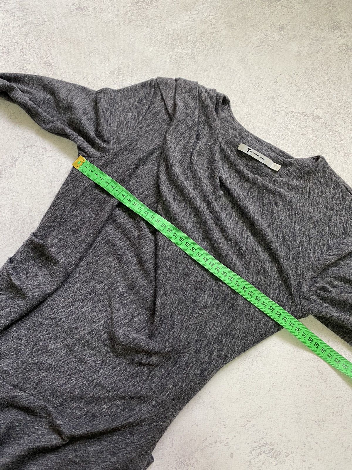 T by Alexander Wang T By Alexander Wang Womens Grey Designer Mini Dress Size S Size S / US 4 / IT 40 - 11 Thumbnail