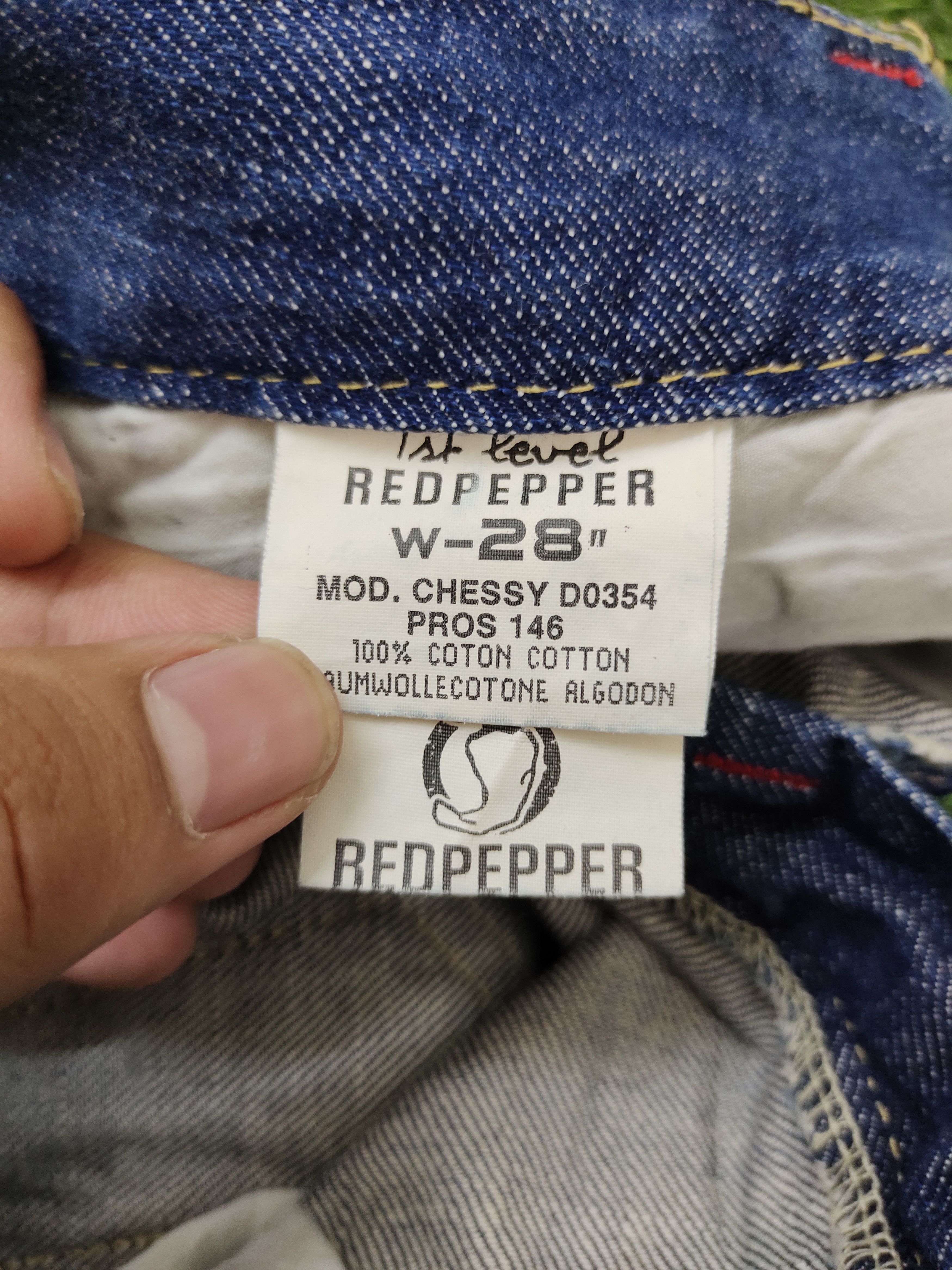 If Six Was Nine Flare Baggy Jean Red Pepper Distres Faded Low Rise Boot Cut Size US 29 - 17 Thumbnail