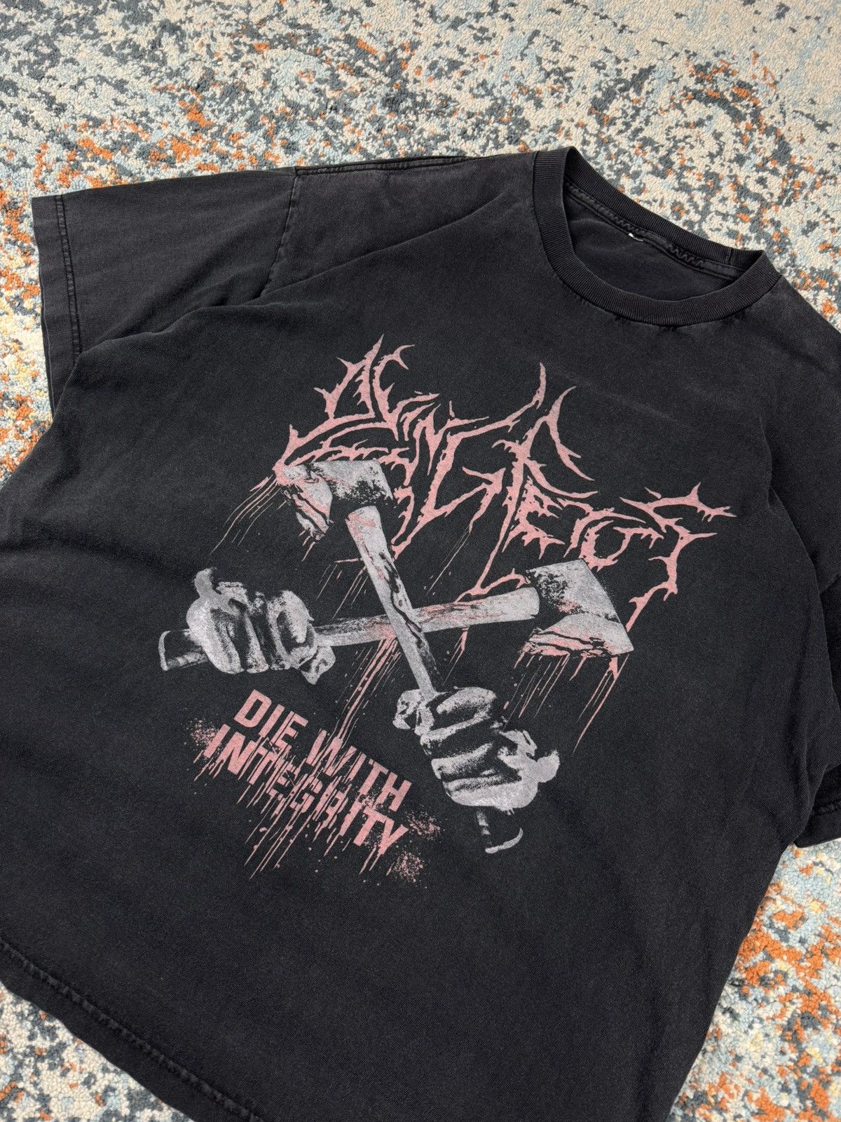 Band Tees Vintage Dying Fetus die with integrity faded washed tee Size US XL / EU 56 / 4 - 3 Thumbnail