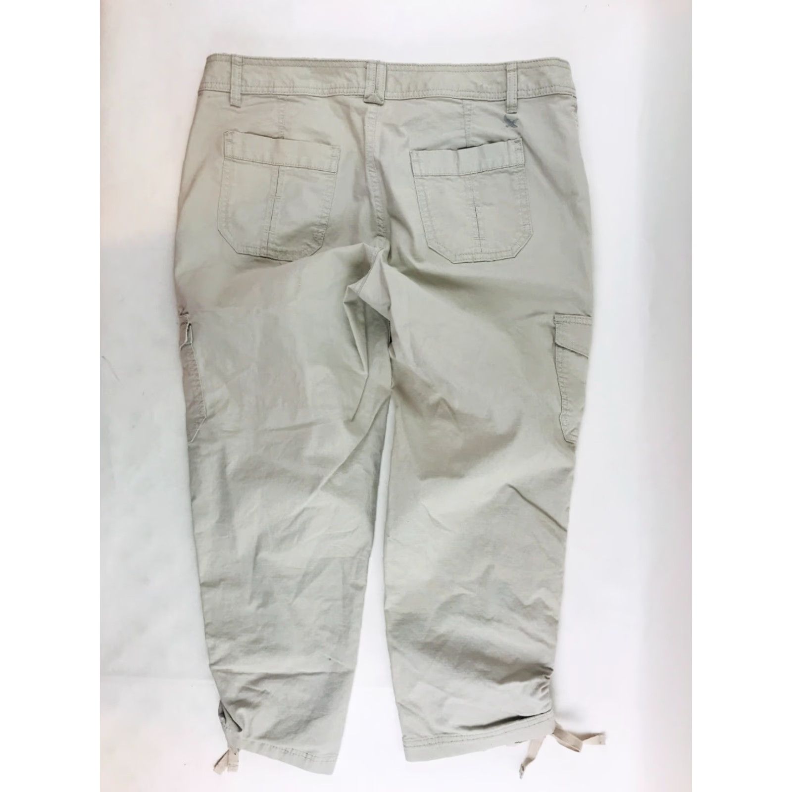 Eddie Bauer Eddie Bauer Pants Women's Size 10 Capri Hiking Outdoor Tan Brown Cotton Spandex Straight Front Capri Style 10 Womens Size 32" / US 10 / IT 46 - 2 Thumbnail