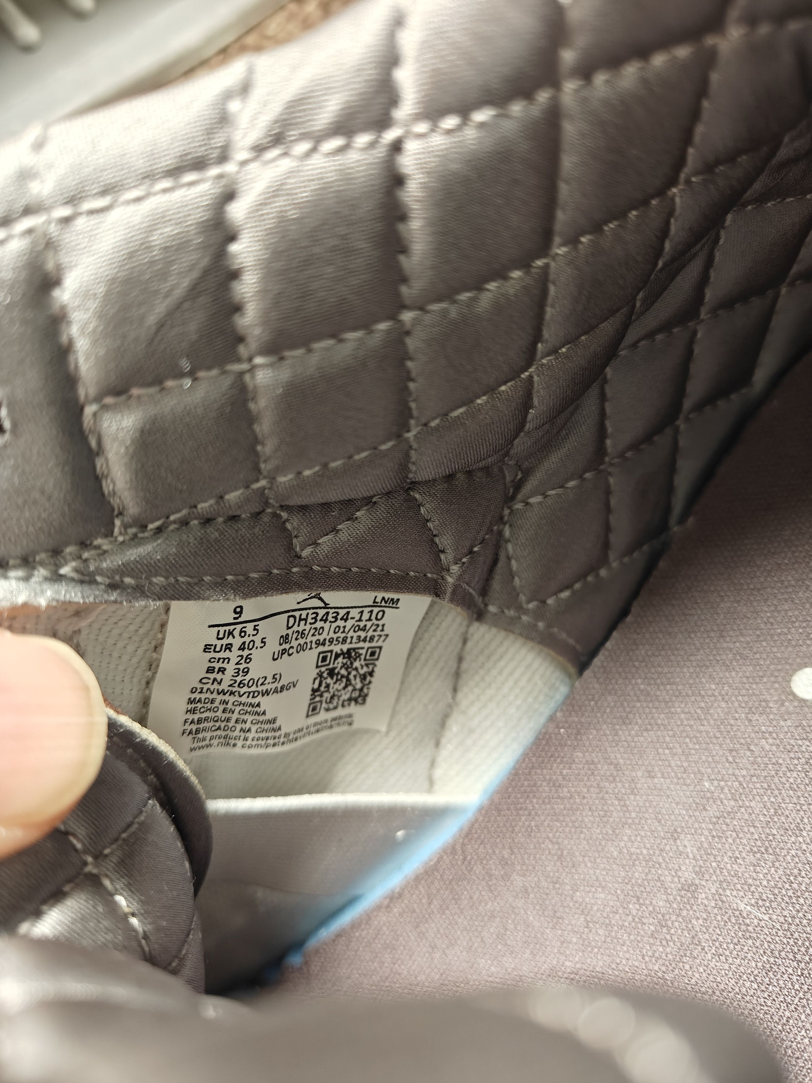 A Ma Maniere × Jordan Brand Jordan 3 x a ma maniere violet ore 9w/7.5m - worn twice! Size US 7.5 / EU 40-41 - 7 Thumbnail