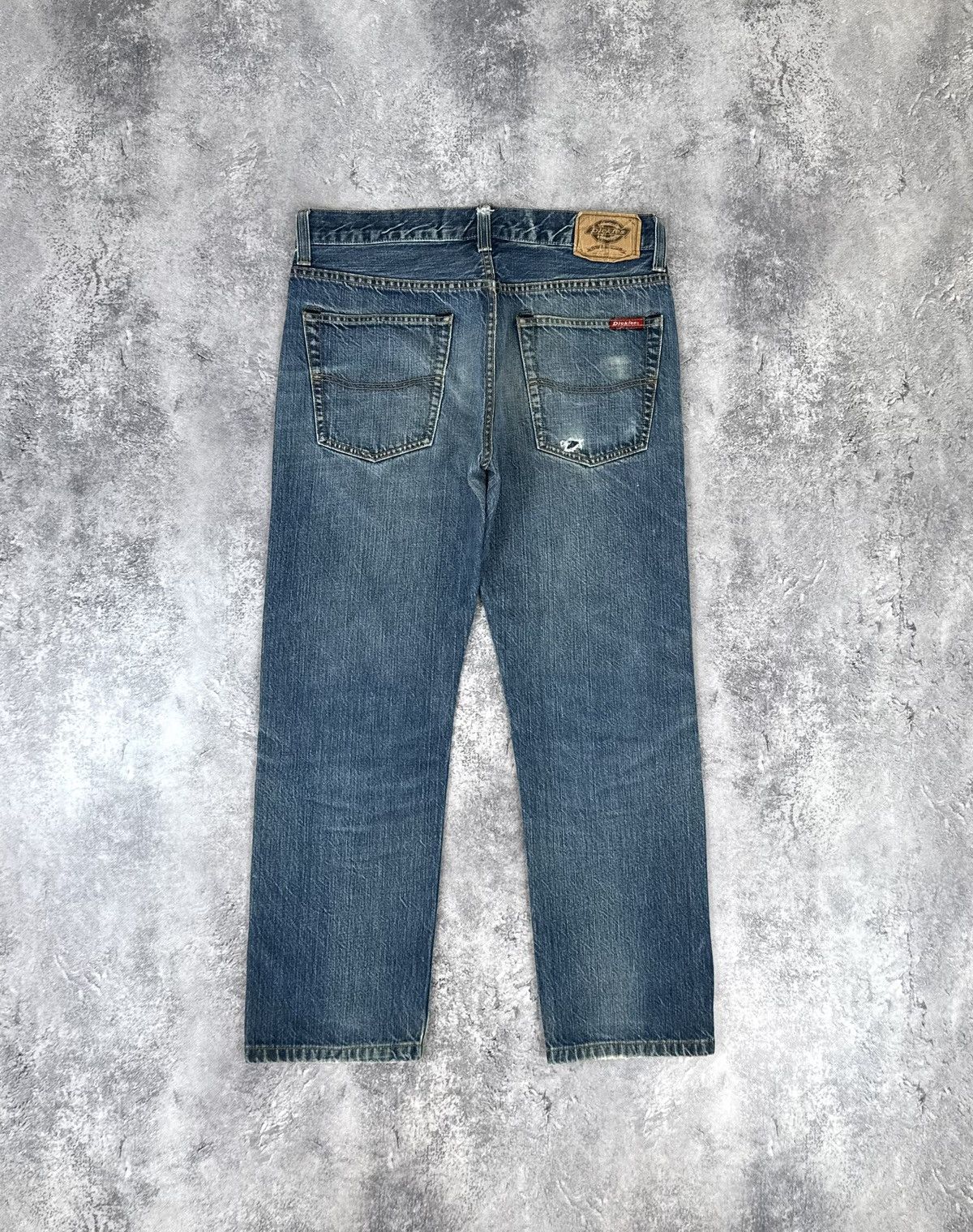 Dickies Vintage Dickies Stone Washed Trashed Denim USA Work Jeans Size US 32 / EU 48 - 1 Thumbnail