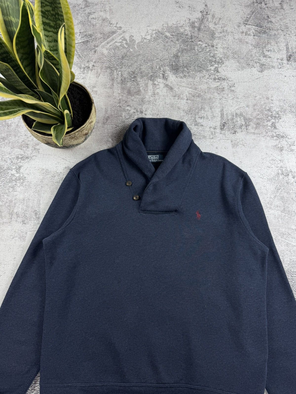 Polo Ralph Lauren Ralph Lauren Cowl Neck Cardigan Collar Sweatshirt Pullover Size US L / EU 52-54 / 3 - 4 Thumbnail
