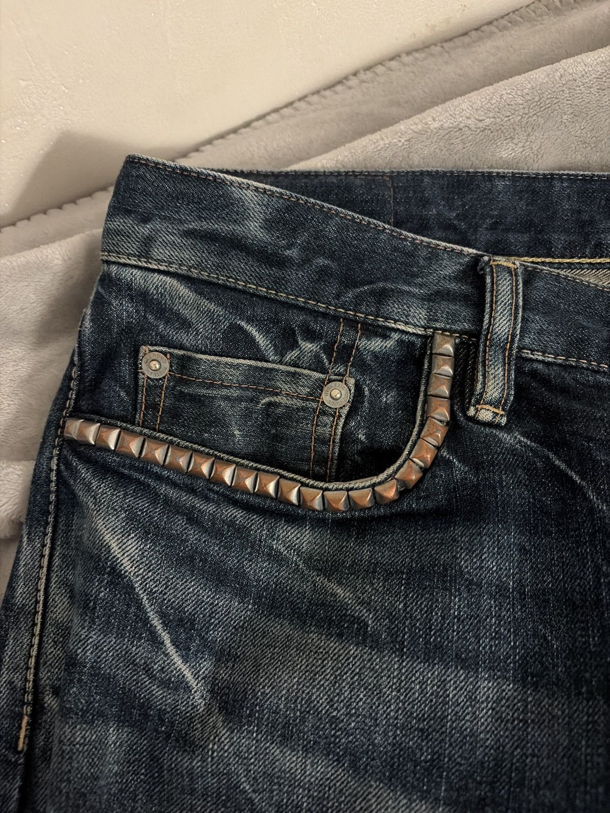 Hysteric Glamour Hysteric glamour stud denim Size US 32 / EU 48 - 2 Thumbnail