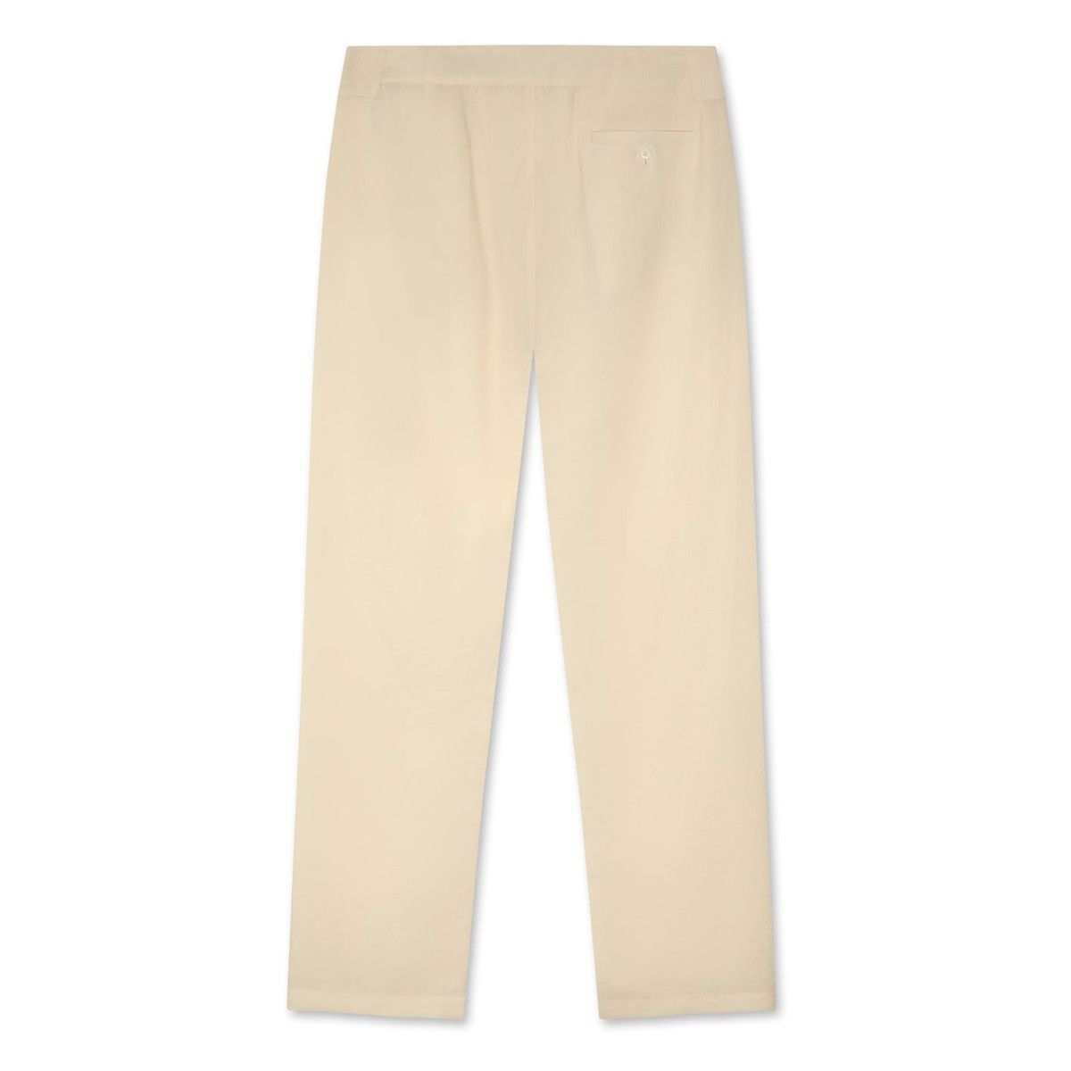 Lemaire Lemaire Dry Silk Soft Belted Pants - Ecru Size 28" / US 6 / IT 42 - 2 Thumbnail
