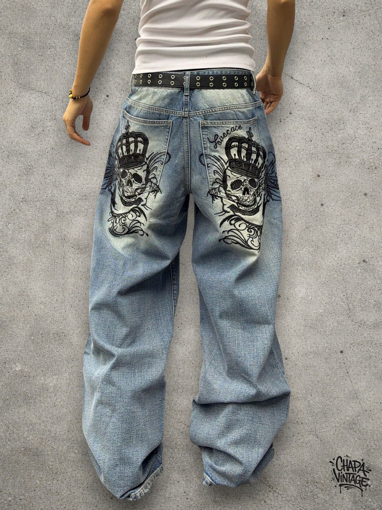 Japanese Brand Washed light jeans Size US 32 / EU 48 - 4 Thumbnail