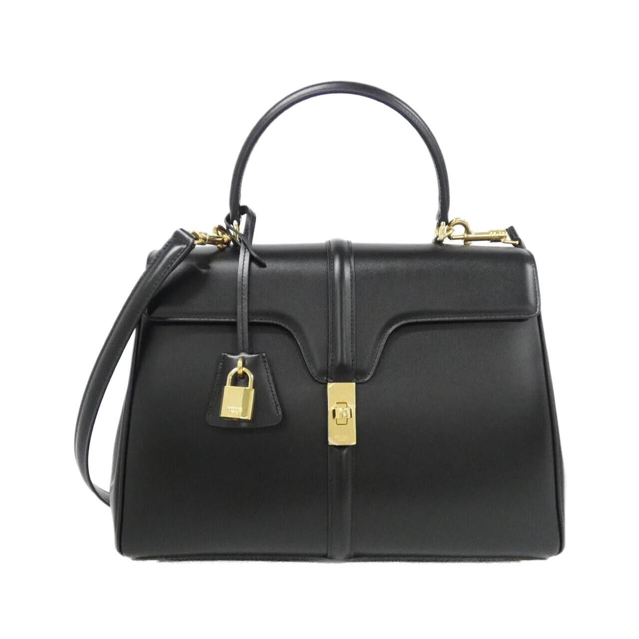 Celine Celine Celine 16 Medium Calf Handbag Leather Crossbody Bag 187373BEY DUTY FREE for USA Size ONE SIZE - 1 Thumbnail