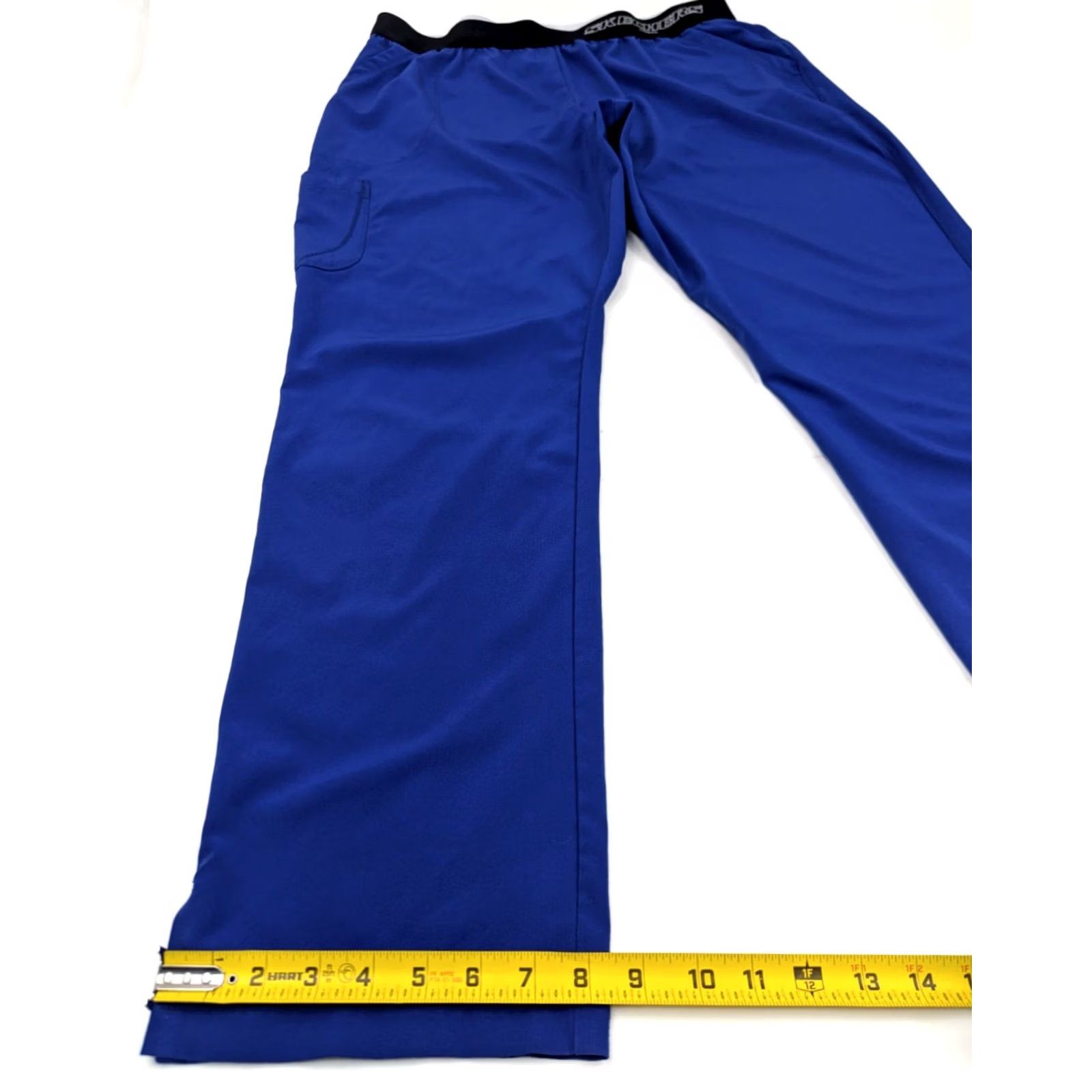 SKECHERS Skechers Barco Scrub 3 Pocket Cargo Pants Men XL (34x31) Blue Elastic Waist Size US 36 / EU 52 - 2 Thumbnail