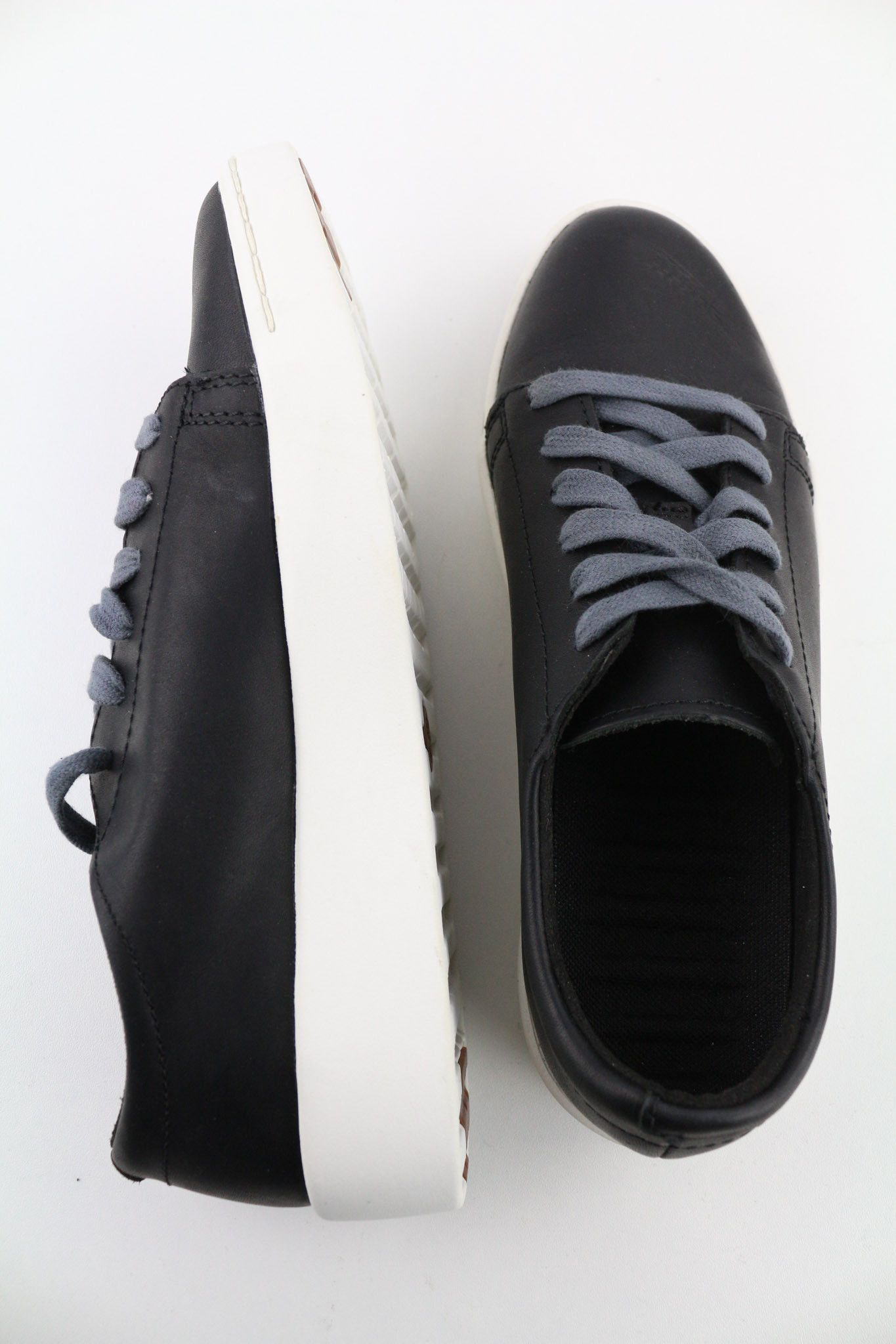 Timberland A267Z UK4.5 Black Leather ReBOTL 79849 Size US 6.5 / IT 36.5 - 7 Thumbnail