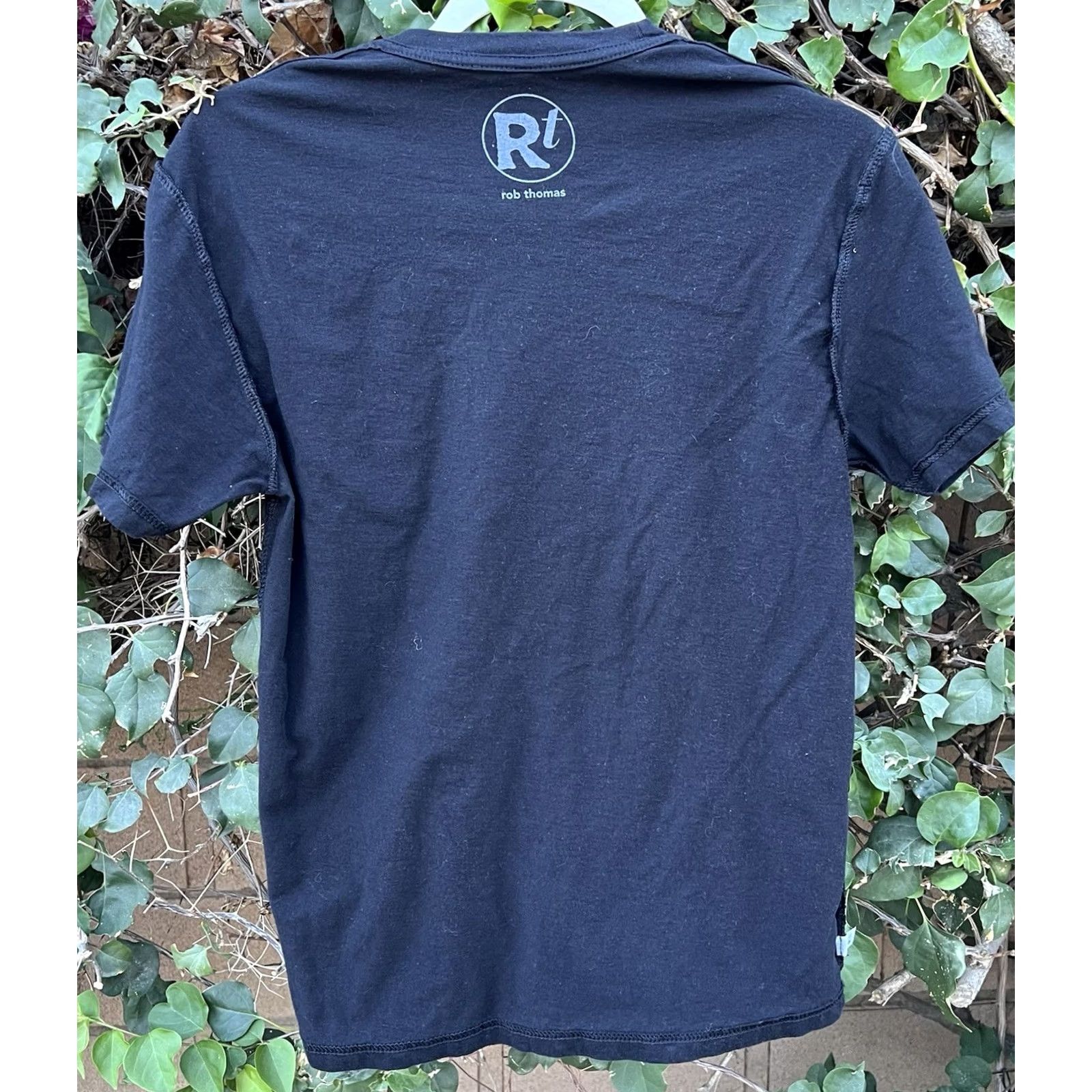 Vintage Rob Thomas Tour T Shirt Small Black Concert Tee Size US S / EU 44-46 / 1 - 6 Thumbnail