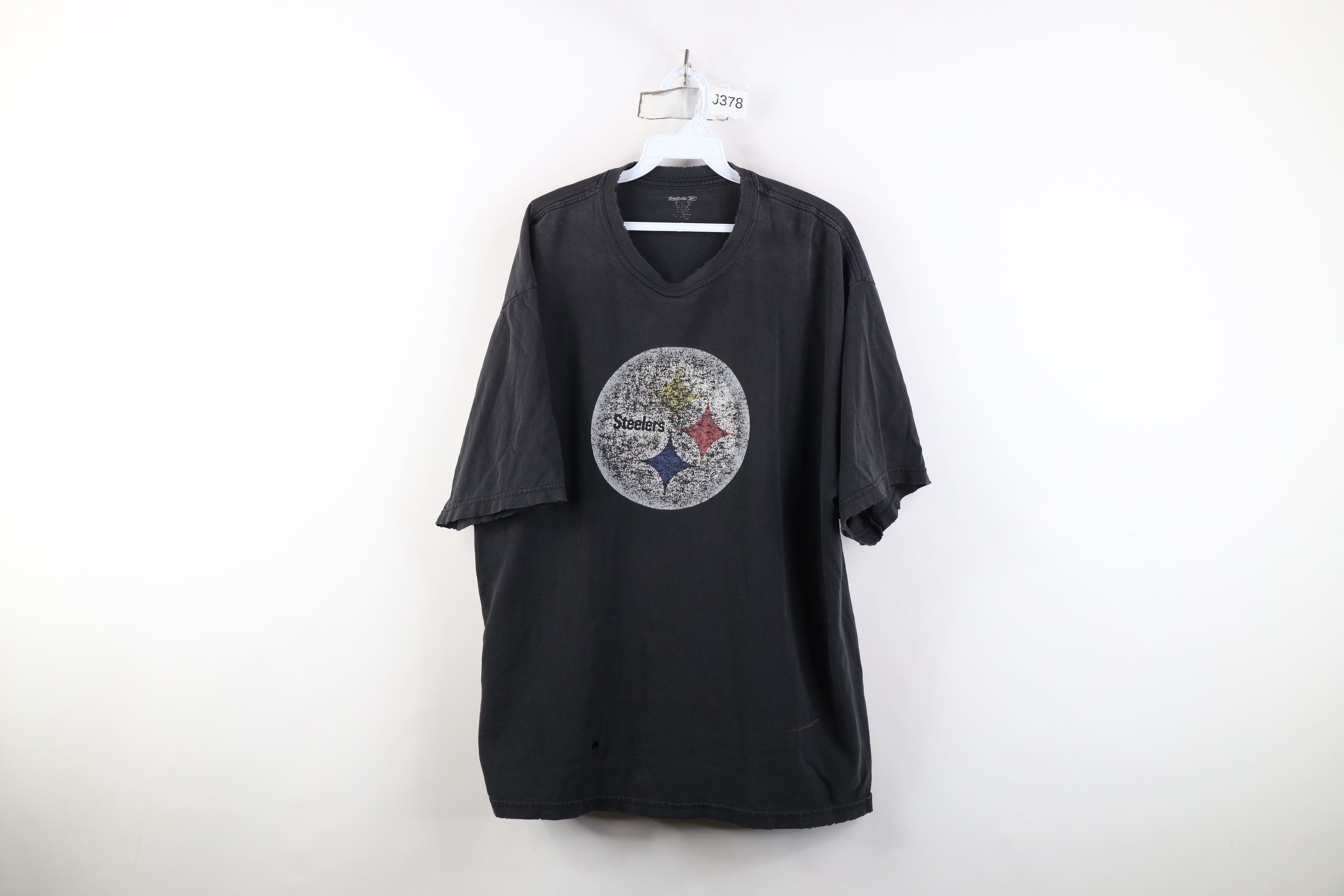 Reebok Vintage Reebok Pittsburgh Football Short Sleeve T-Shirt Size US XL / EU 56 / 4 - 1 Thumbnail