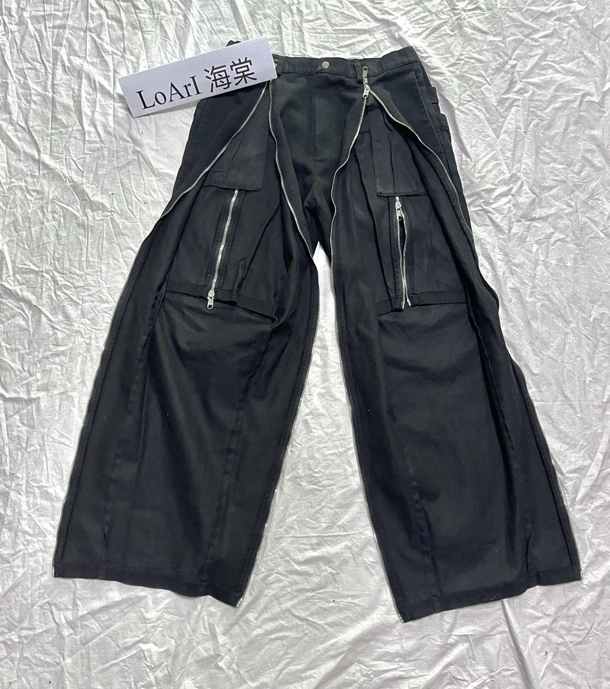 激レア 美品 HOOD BY AIR フロントジップパンツ HBA パンツ