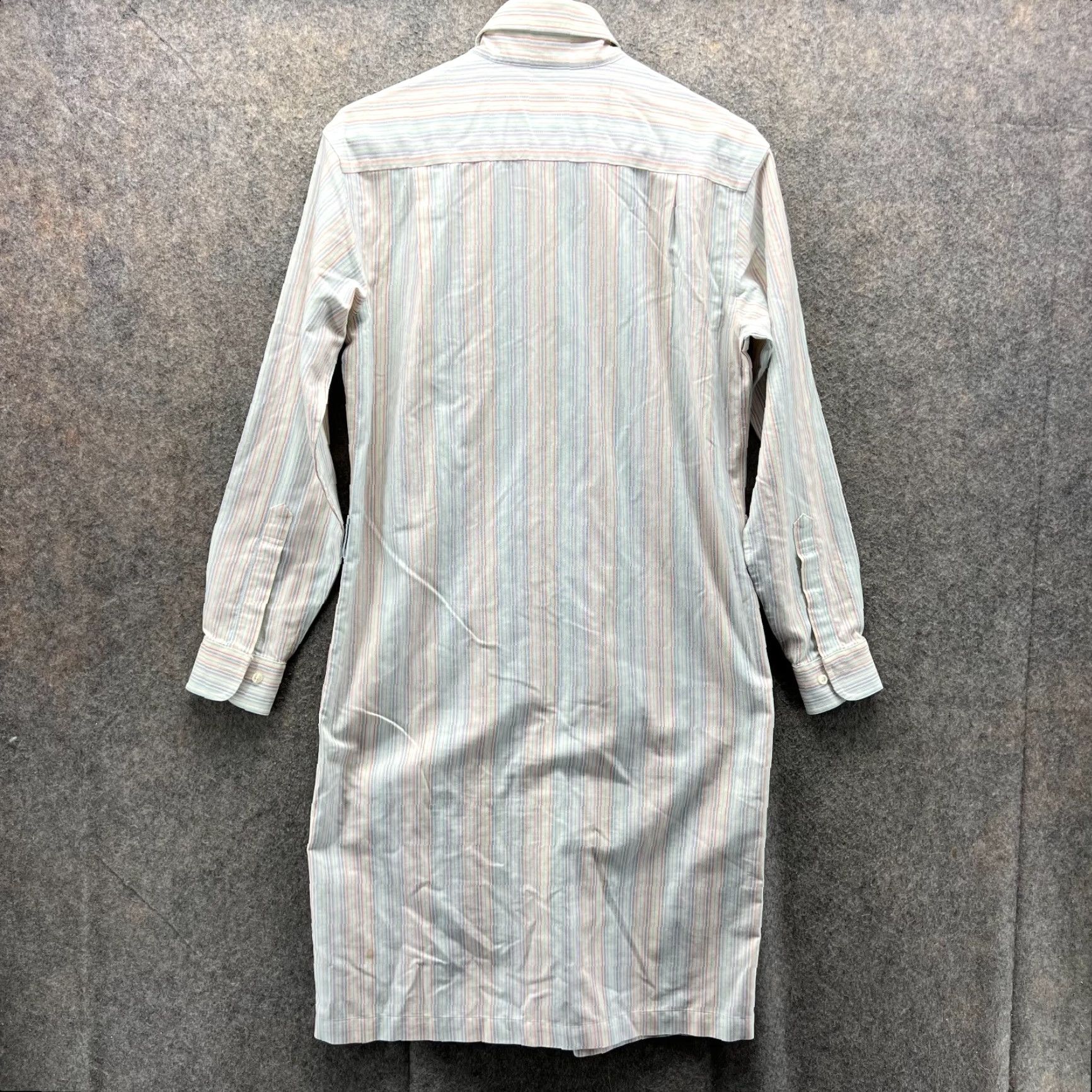 Brooks Brothers VINTAGE Brooks Brothers Shirt Dress Womens 2 Pink Striped Button Down Collared Knee Length 100% Cotton Casual Party/Cocktail Travel Mens? Womens Size XS / US 0-2 / IT 36-38 - 2 Thumbnail
