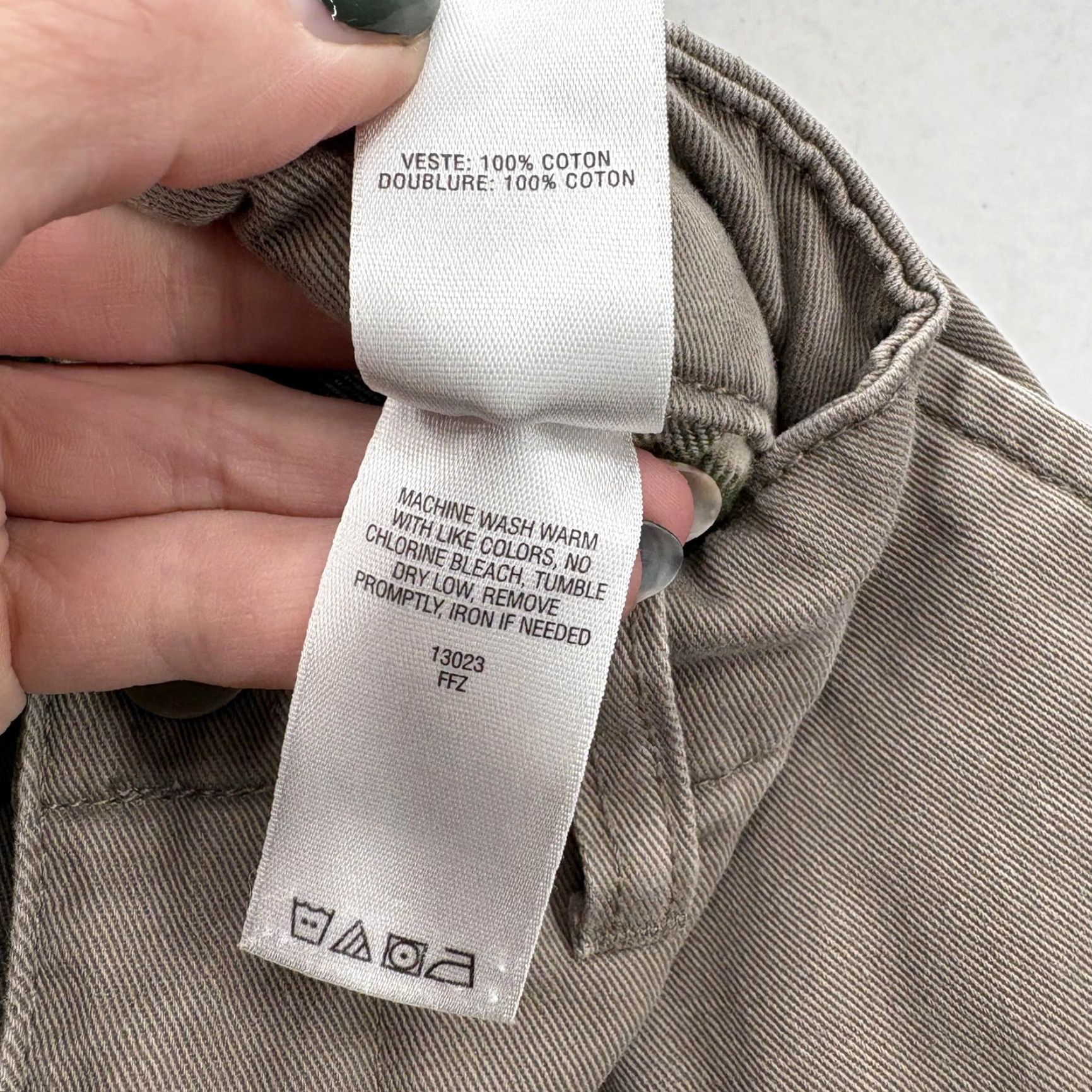 Vintage Cabela's Pants Mens 34x30 Khaki Flannel Lined Chore Casual Workwear Beig e 100% Cotton Straight Leg Pockets Zipper Button Front Mens Size US 34 / EU 50 - 6 Thumbnail