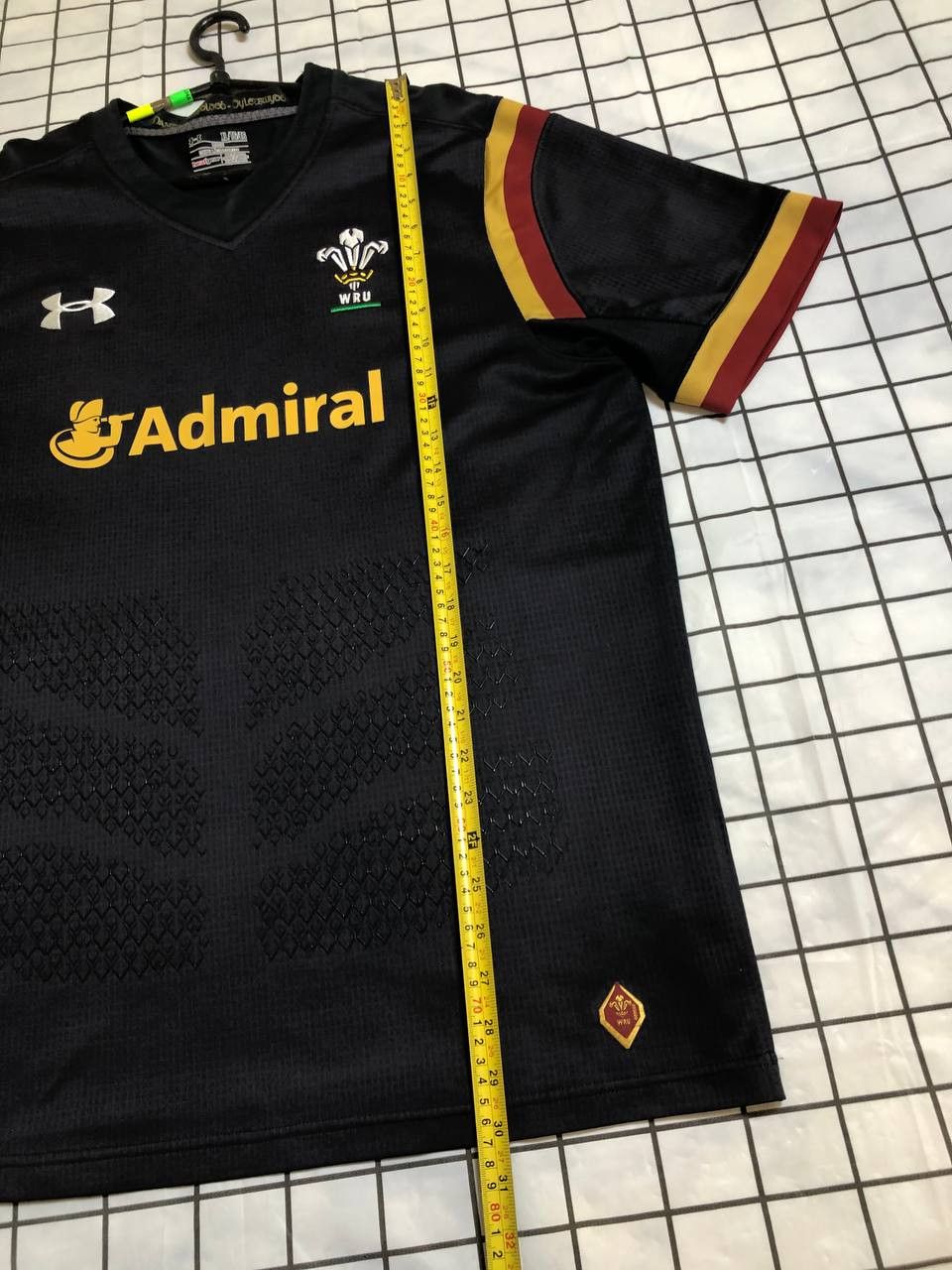 Under Armour Wales WRU Rugby Jersey Under Armour Admiral Fitted Top Size US XL / EU 56 / 4 - 5 Thumbnail