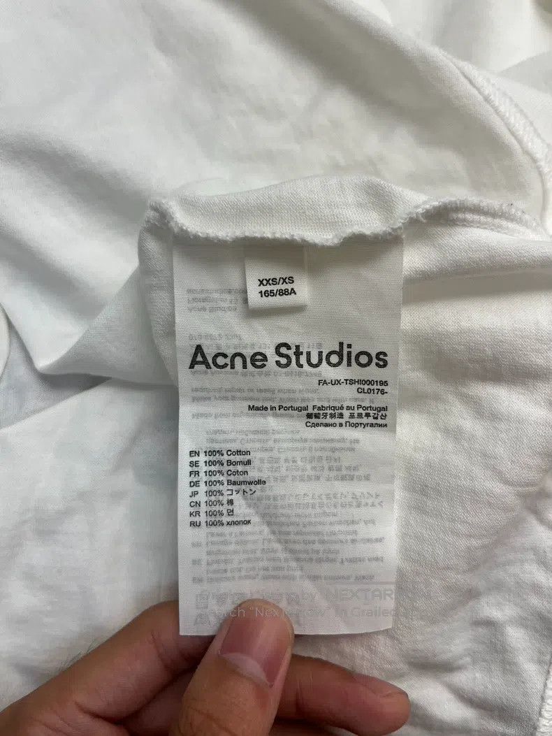 Acne Studios Acne Studios SS23 Round Neck Front Pattern Printed T-shirt Size US XXS / EU 40 - 4 Thumbnail