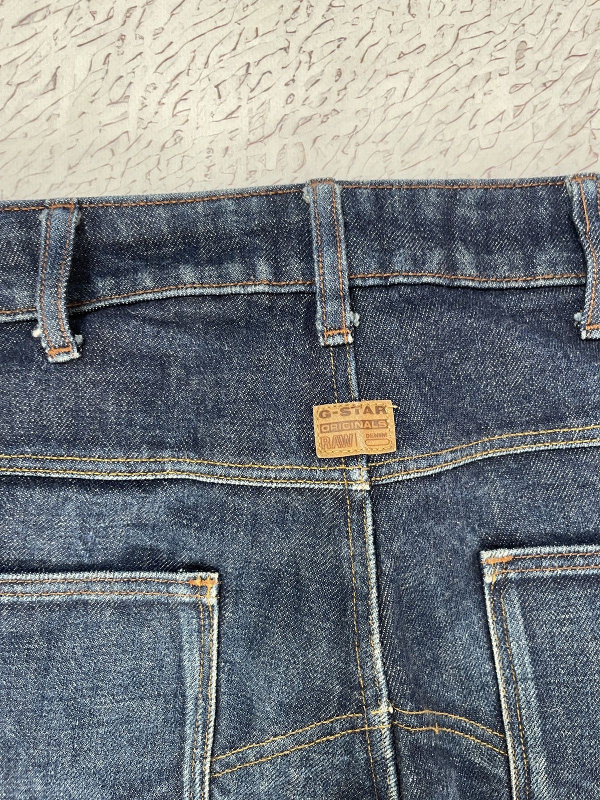 G-Star G-Star Raw double knee indigo blue biker style jeans denim Size US 36 / EU 52 - 14 Thumbnail