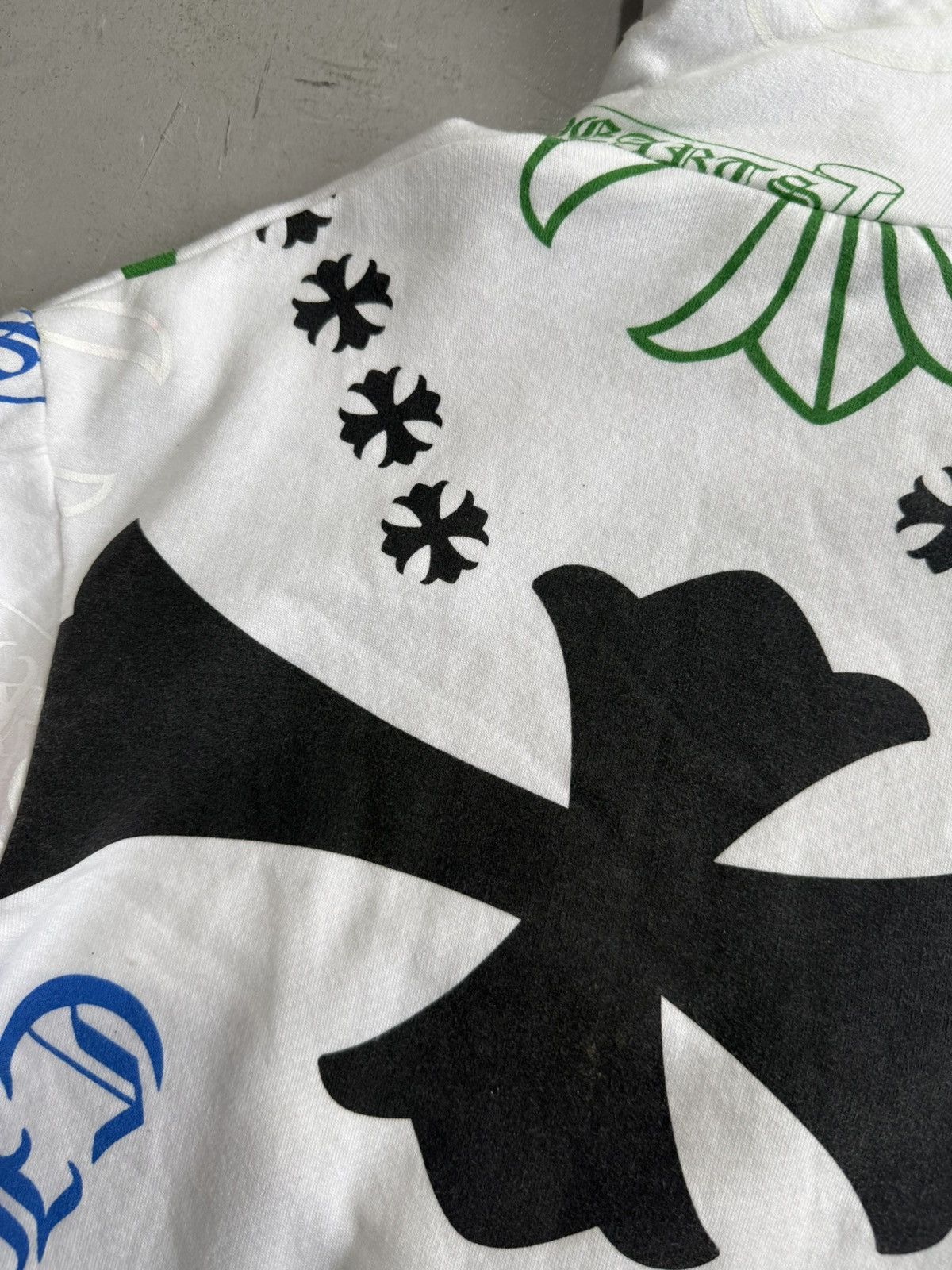 Chrome Hearts Rare - Stencil All Over Print Hoodie Size US M / EU 48-50 / 2 - 10 Thumbnail