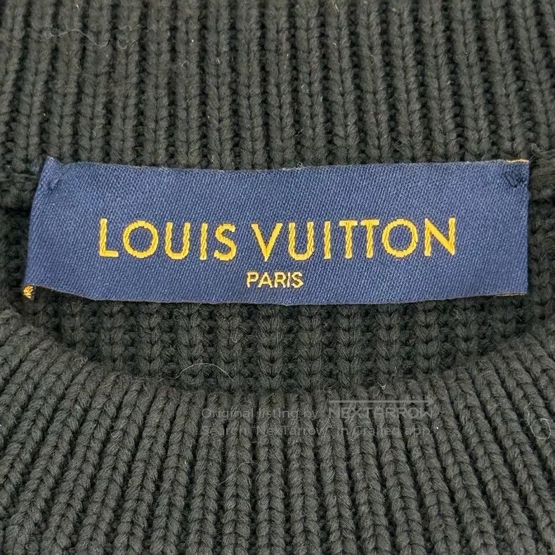Louis Vuitton Louis Vuitton Black embroidered monogram logo sweater Size US S / EU 44-46 / 1 - 5 Thumbnail