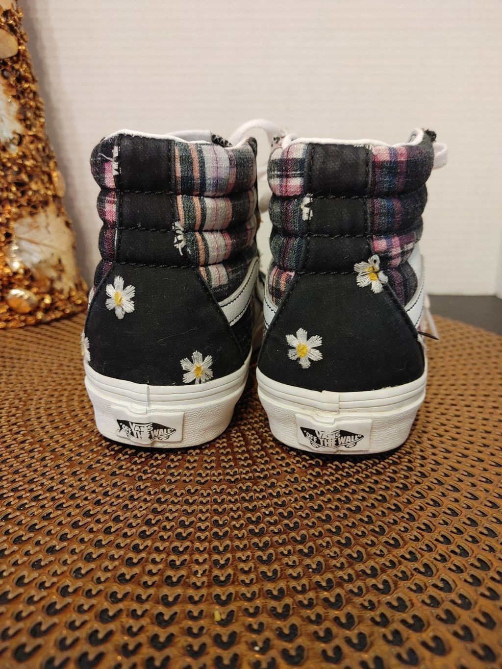 Vans VANS Sk8 Hi Floral Plaid Size 5.5 Size US 5.5 / IT 35.5 - 5 Thumbnail