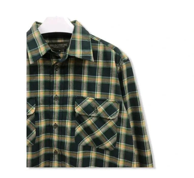Flannel Vintage Field Comfort Plaid Tartan Flannel Shirt 👕 Size US M / EU 48-50 / 2 - 2 Thumbnail