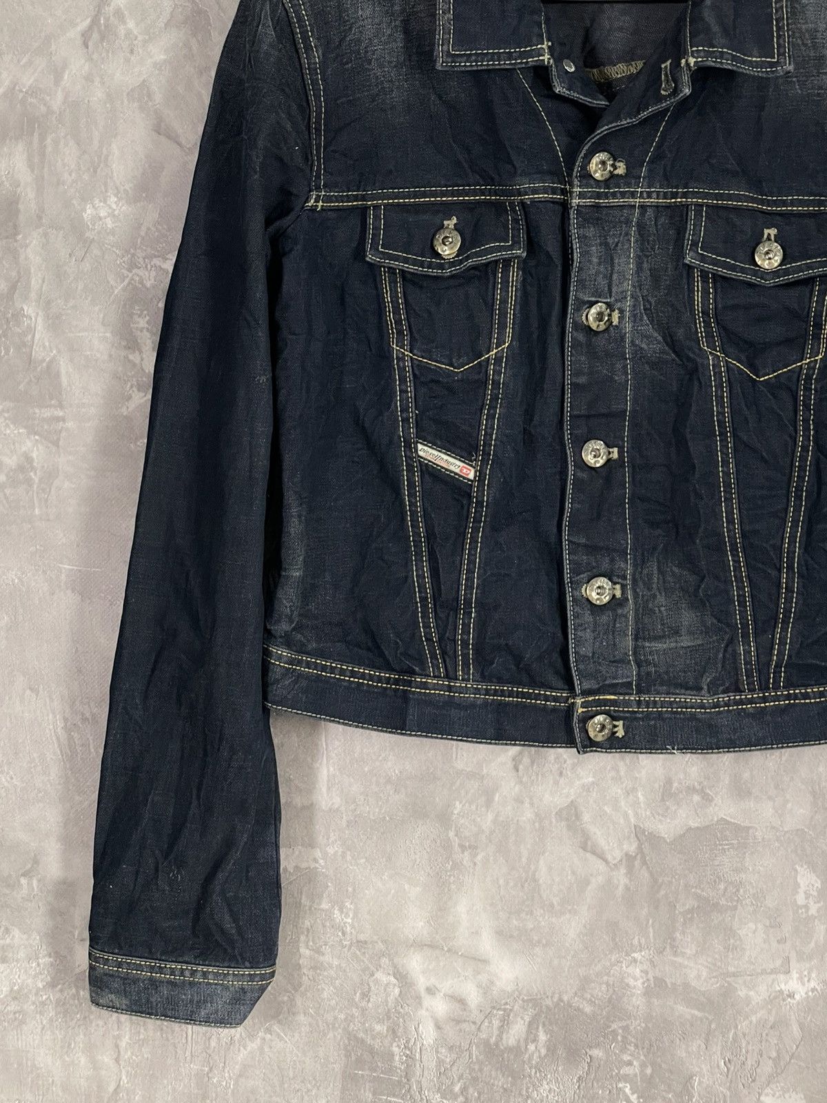 Diesel Diesel Vintage Denim Jacket Y2K Grunge Size M / US 6-8 / IT 42-44 - 5 Thumbnail