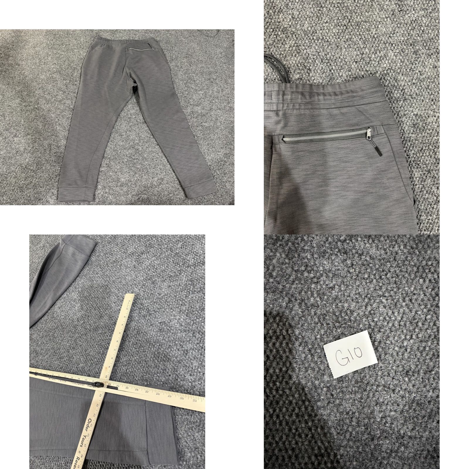 Nike Nike Pants Mens XL Gray Knit Joggers Slim Tapered Zip Pocket Athletic Pants Size US 36 / EU 52 - 8 Thumbnail