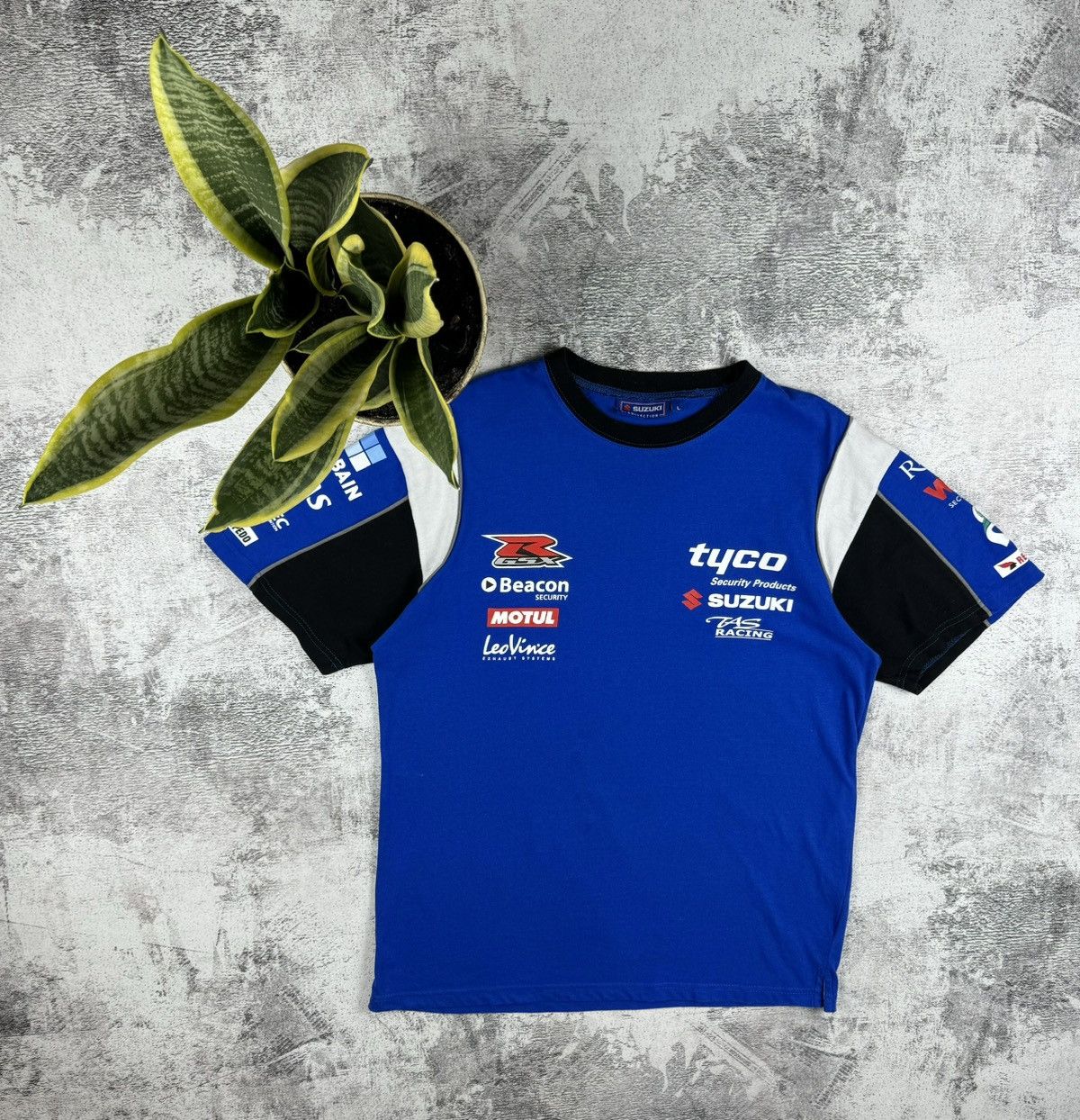 Other Suzuki Collection Tyco Motul LeoVince Blue T Shirt Size US L / EU 52-54 / 3 - 1 Thumbnail