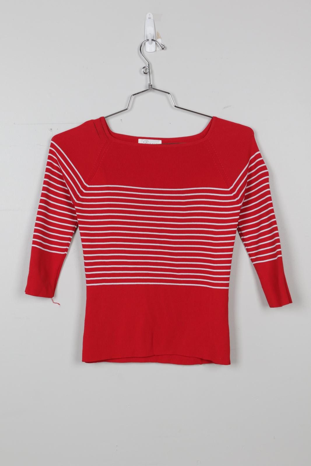 Gaziano & Girling 00's Grazia Stripe Long Sleeve T-Shirt Size M / US 6-8 / IT 42-44 - 1 Thumbnail