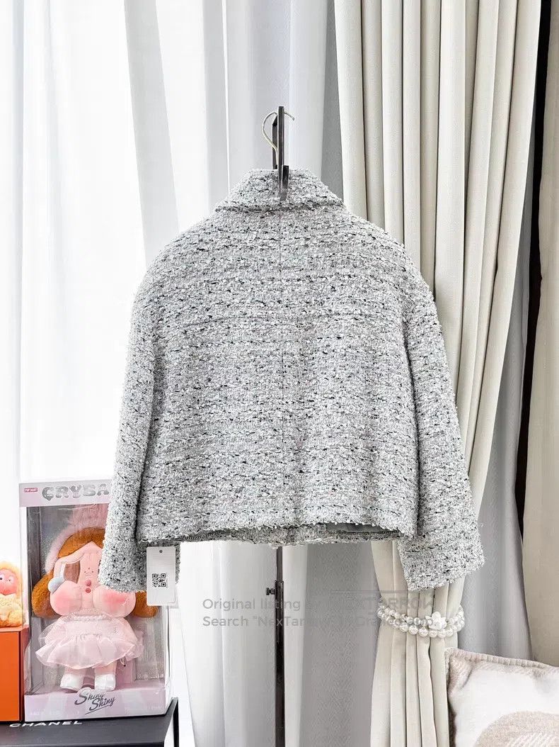 Chanel Chanel Mint green diamond buckle sequin long-sleeved short Size XS / US 0-2 / IT 36-38 - 3 Thumbnail
