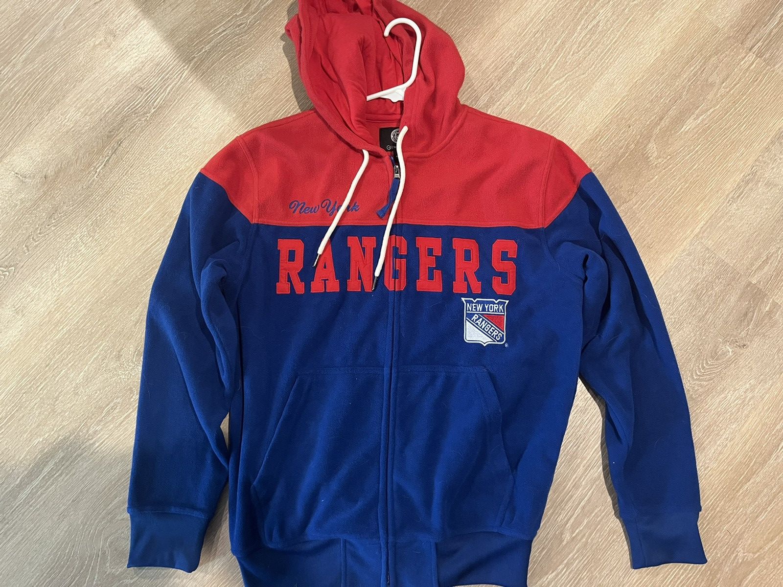 NHL New York Rangers Vintage Style Retro Hoodie Sweatshirt Size US M / EU 48-50 / 2 - 2 Thumbnail