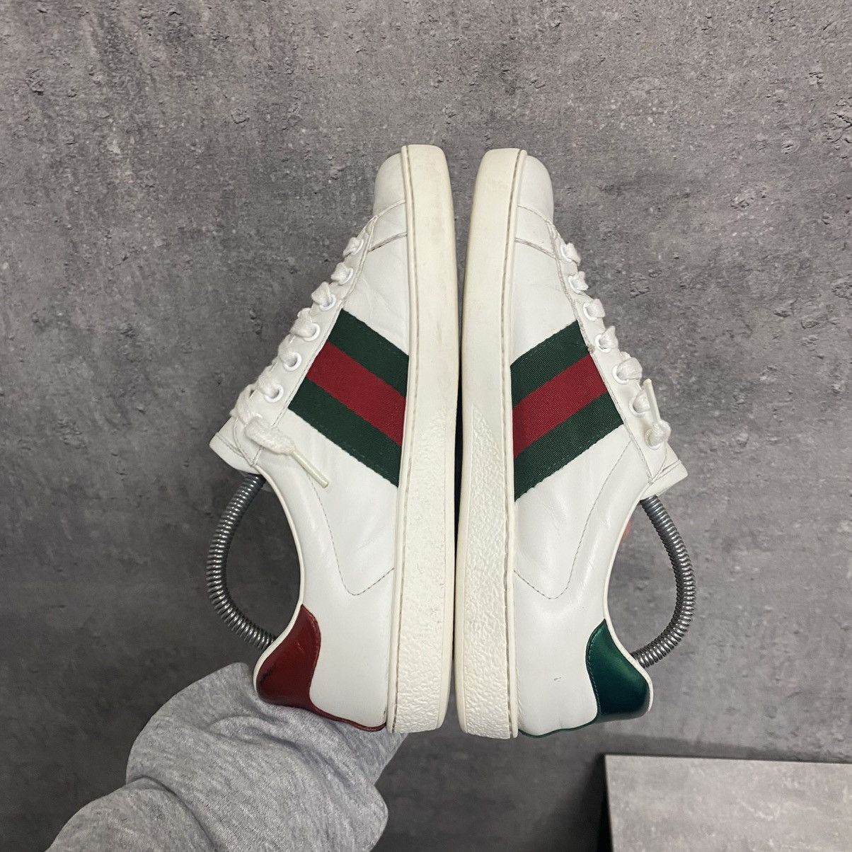 Gucci Gucci Ace Embroidered Shoes Sneakers Size US 5 / IT 35 - 10 Thumbnail