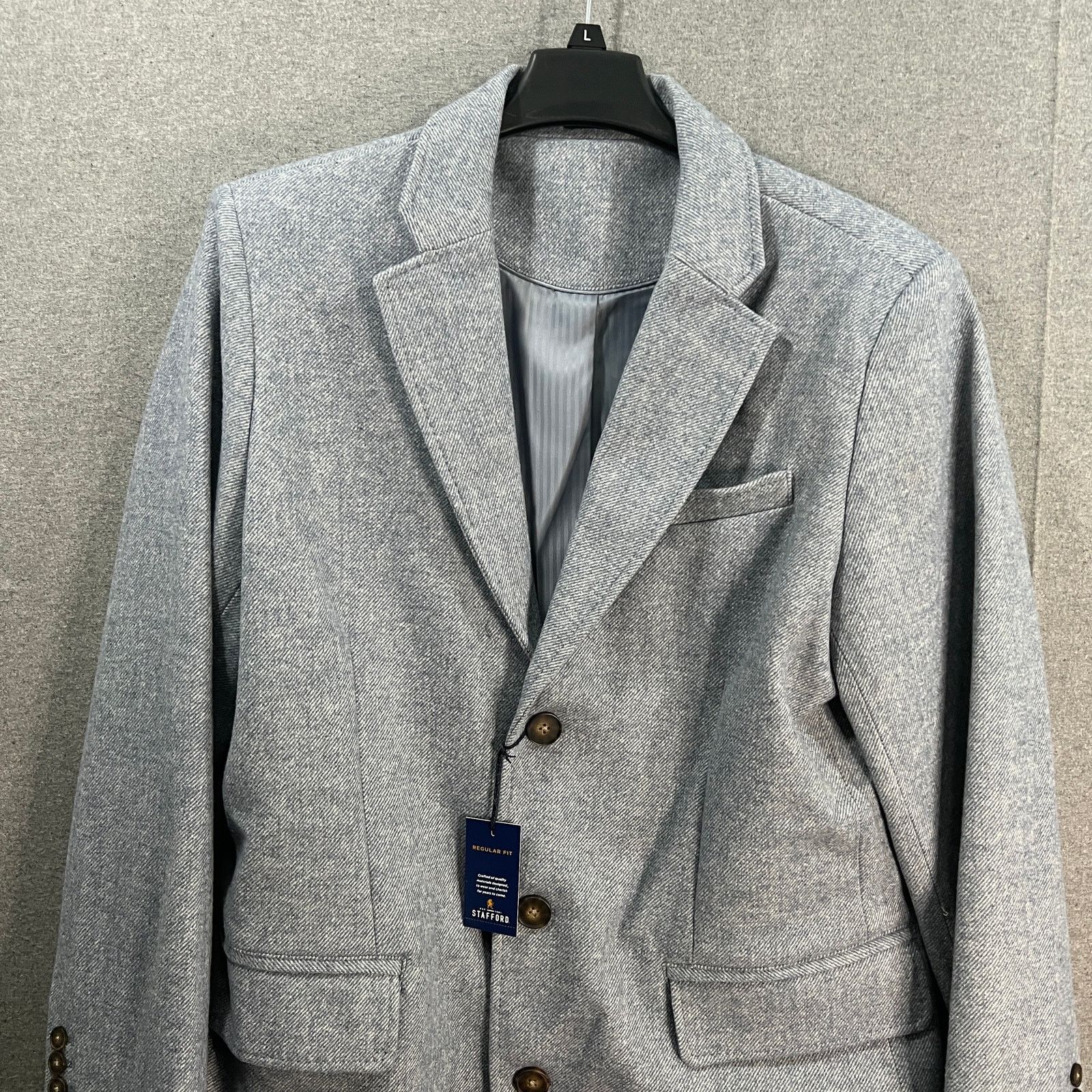Other Stafford Mens Water Resistant Midweight Topcoat Coat Size US L / EU 52-54 / 3 - 16 Thumbnail