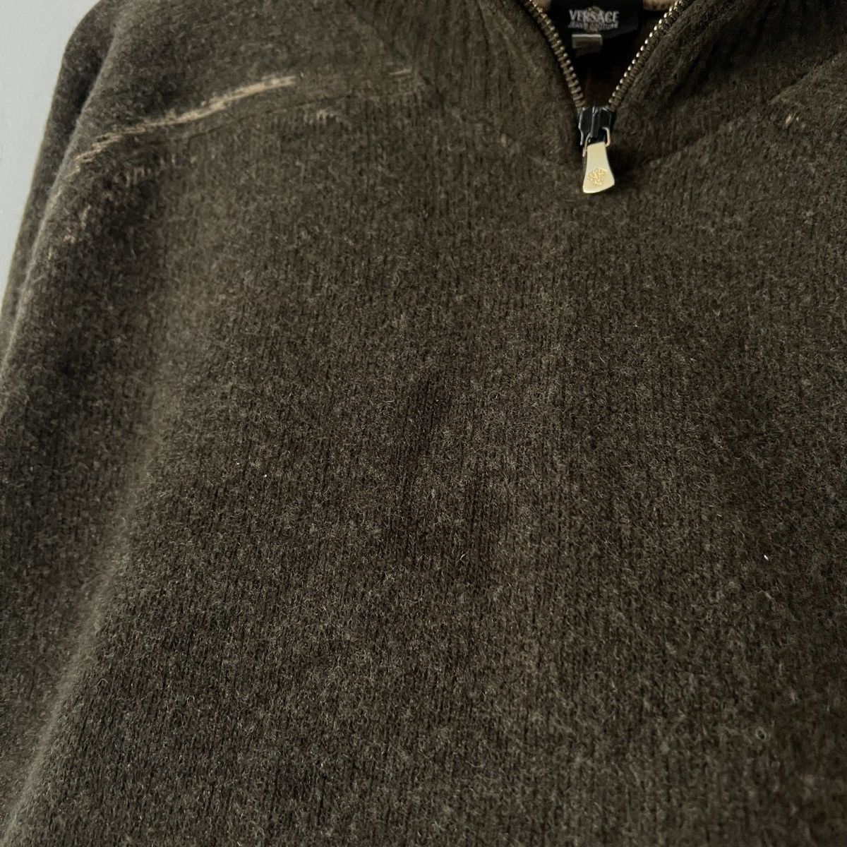 Versace Jeans Couture Versace Jeans Couture Wool 1/4 zip Mens Size US L / EU 52-54 / 3 - 7 Thumbnail