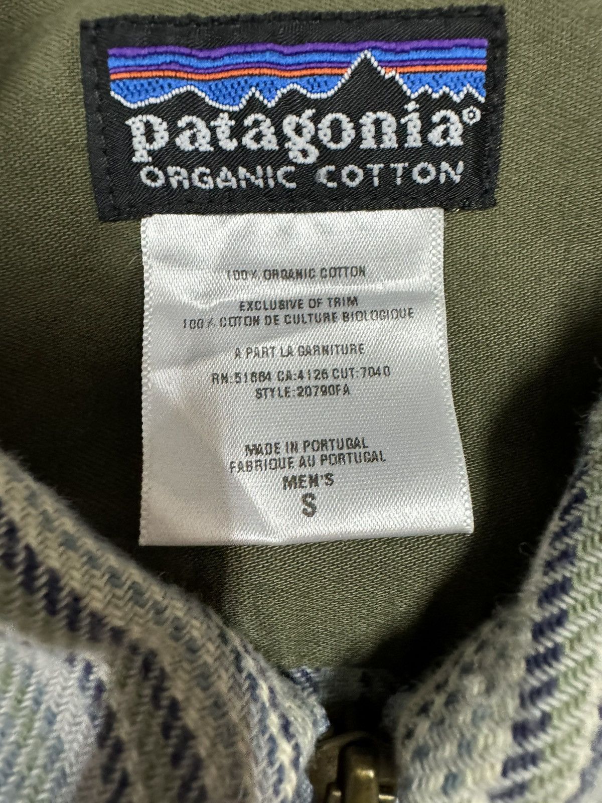Patagonia 2000’s Patagonia Organic Cotton Hickory RhyTHM SERIES Zip up Size US S / EU 44-46 / 1 - 17 Thumbnail