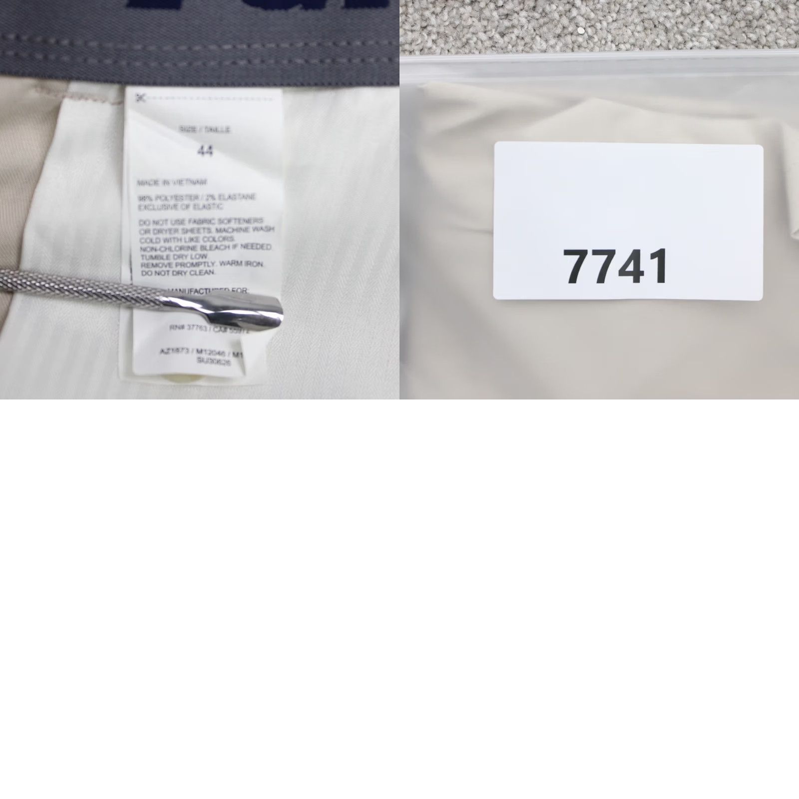 PGA Tour PGA TOUR Mens Shorts 44 Beige 10" Performance Stretch Chino Pockets UV Moisture Wicking Regular 暗 Size US 44 / EU 60 - 9 Thumbnail