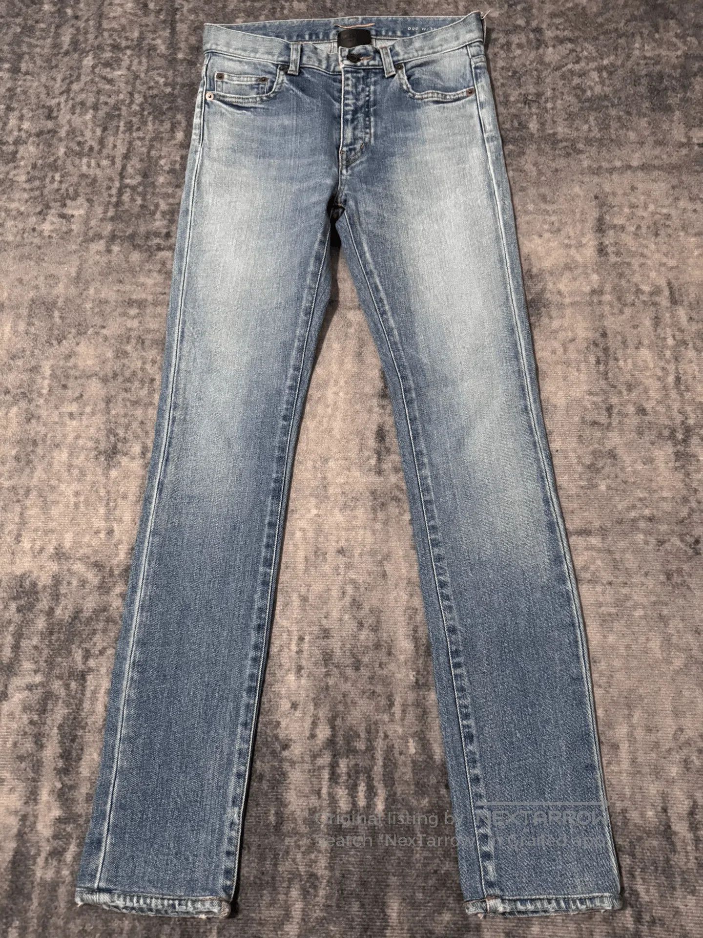 Saint Laurent Paris Saint Laurent Light Blue Denim Pants. Size US 26 / EU 42 - 1 Thumbnail