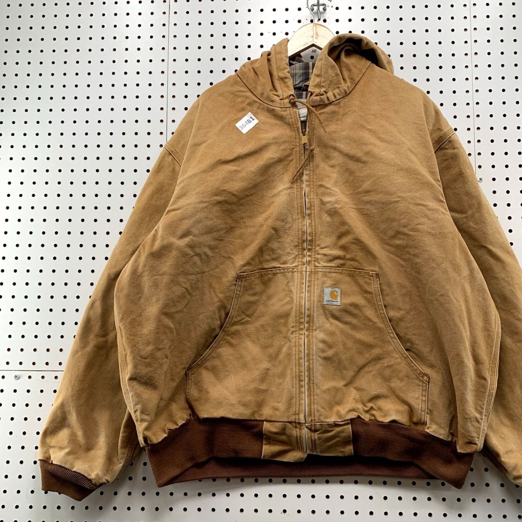 Carhartt VINTAGE Carhartt Jacket Mens 2XL Brown Canvas Workwear USA Lined Size US XXL / EU 58 / 5 - 2 Thumbnail