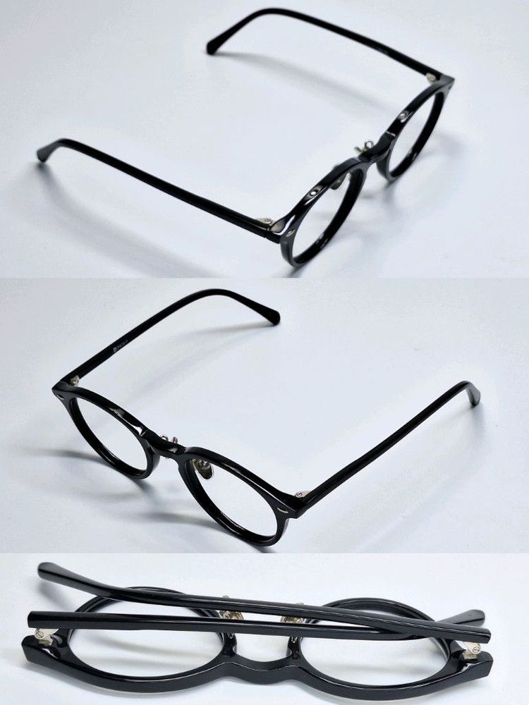 Other DULTON BONOX-F YGJ115BK Black Round Boston Frame Eyeglasses Size ONE SIZE - 6 Thumbnail