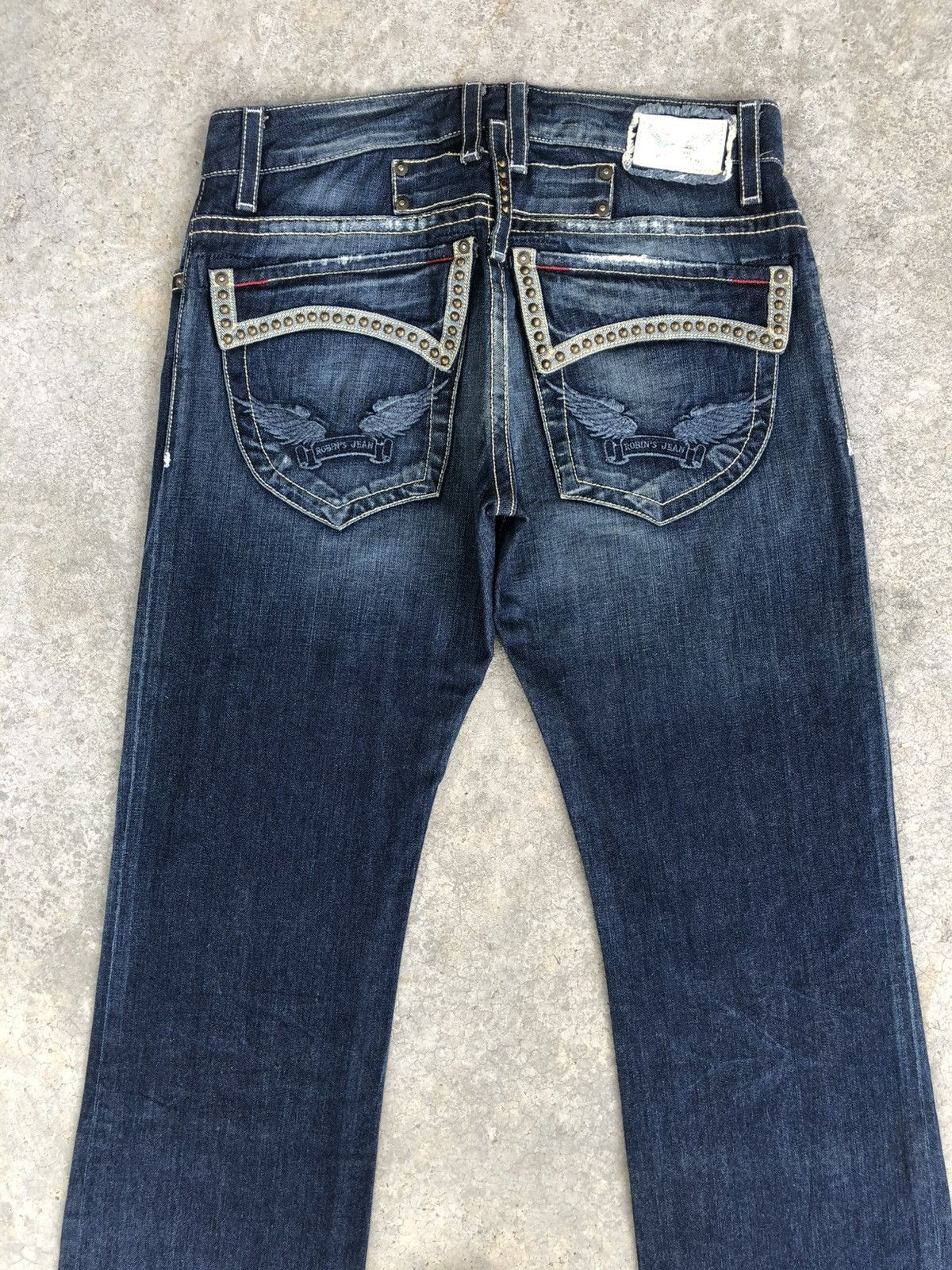 Robins Jeans Robins Jeans Flared Jeans Distressed Jeans Size US 31 - 8 Thumbnail