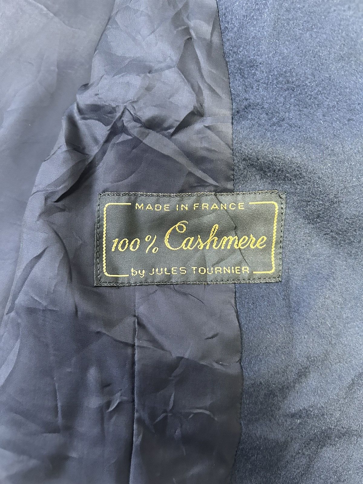 Designer 100% CASHMERE BY JULES TOURNIER MADE IN FRANCE WOOL BLAZER Size ONE SIZE - 6 Thumbnail