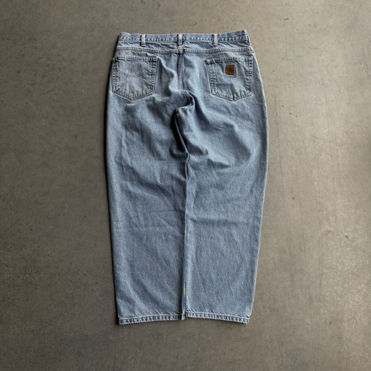 Carhartt Vintages 38x32 Baggy Carhartt Blue Jeans Workwear Carpenter Size US 38 / EU 54 - 1 Thumbnail