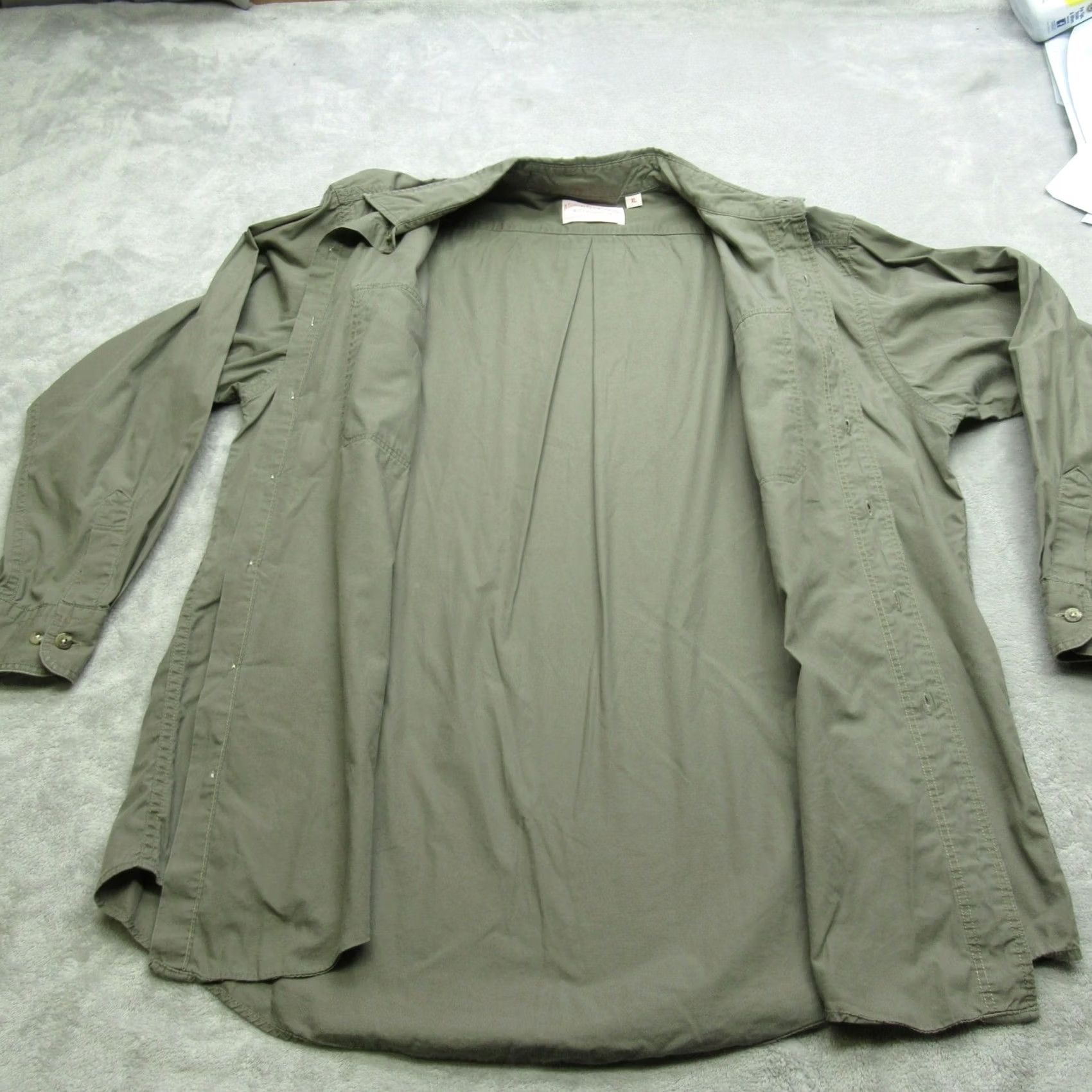 Filson Filson Shirt Mens XL Brown Long Sleeve Button-Up Pockets Work Utility 90s VTG Size US XL / EU 56 / 4 - 2 Thumbnail