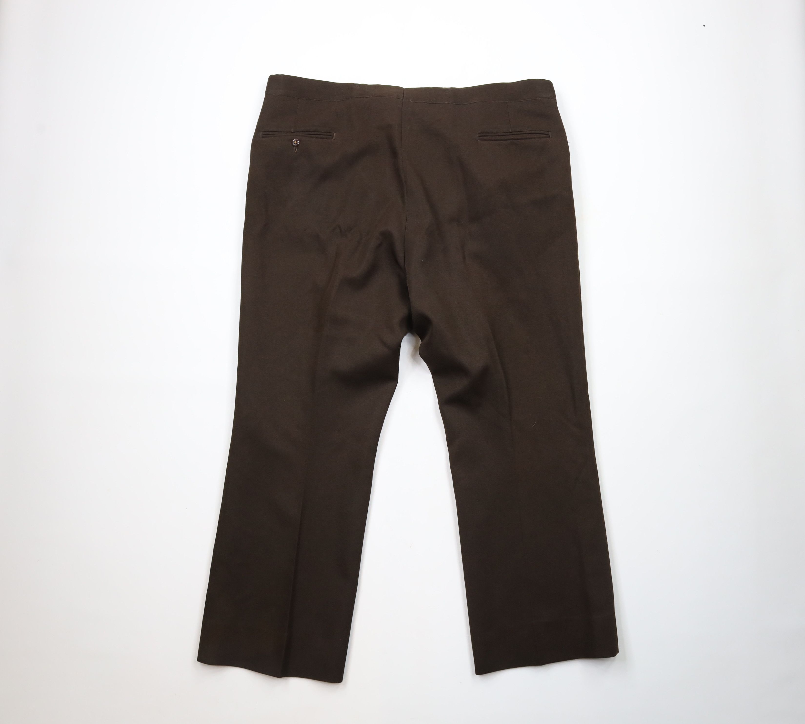 Vintage Vintage 70s Streetwear Bell Bottoms Chino Pants Brown USA Size US 42 / EU 58 - 8 Thumbnail