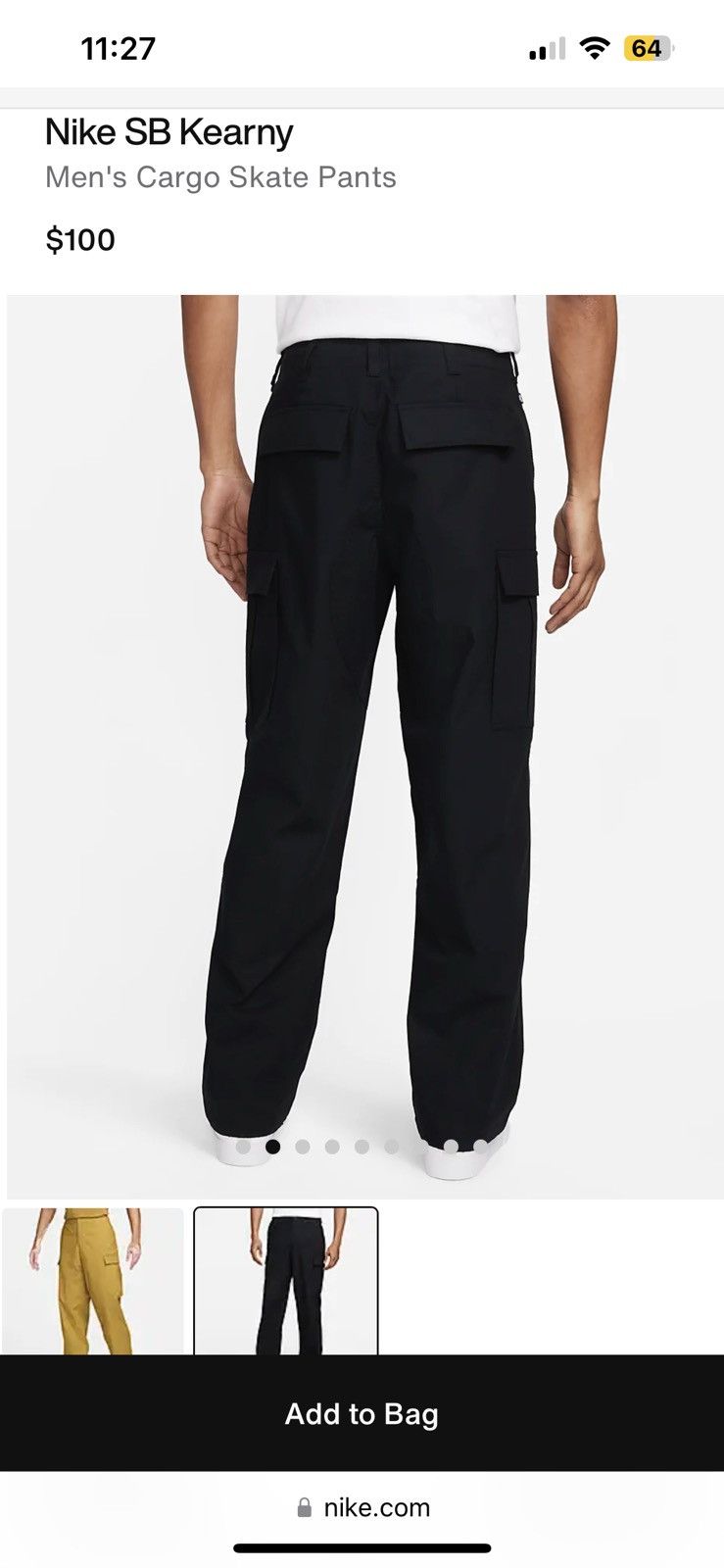 Nike nike sb kearny cargo pants Size US 28 / EU 44 - 2 Thumbnail